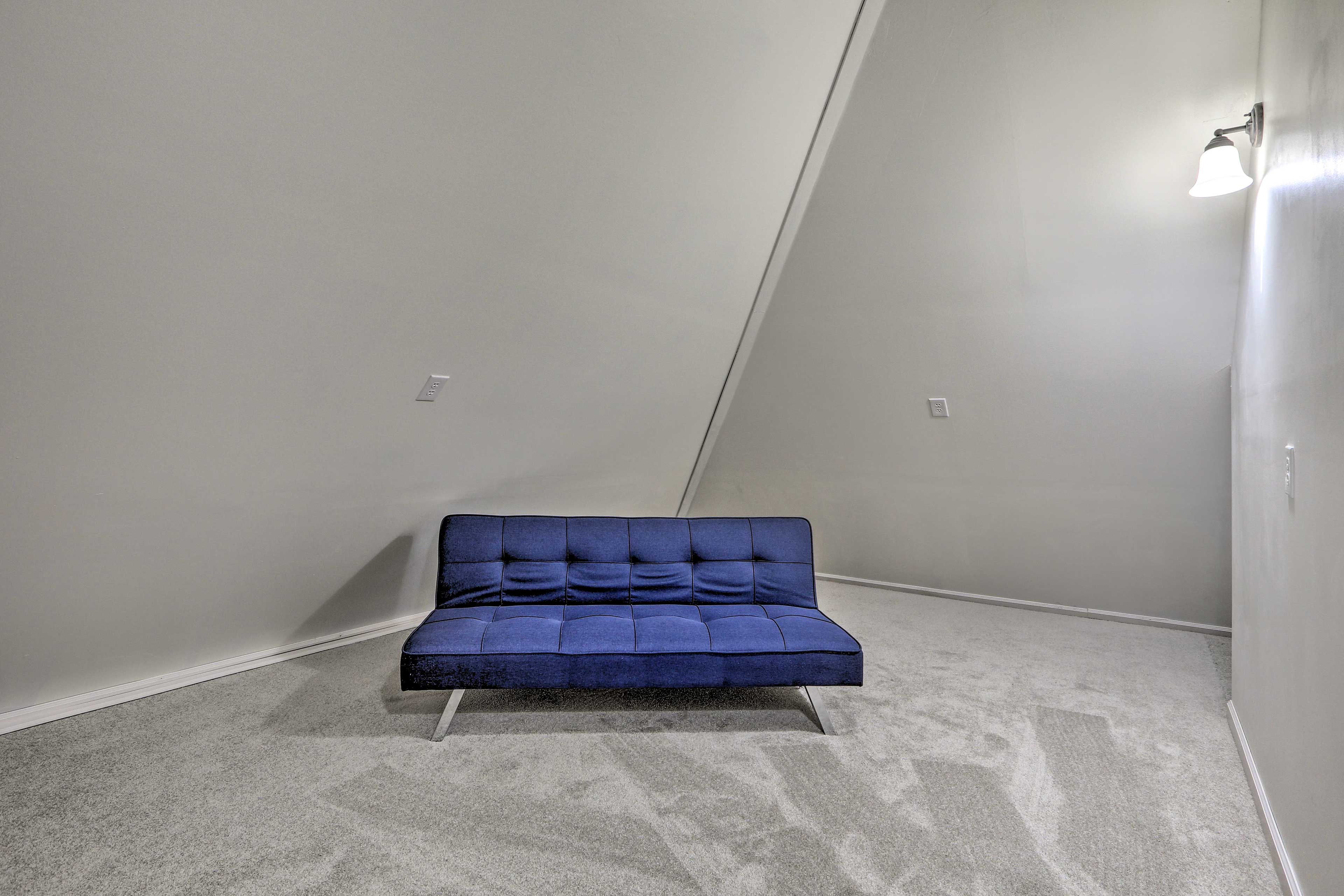 Attic | Twin Futon | Queen Air Mattress Available