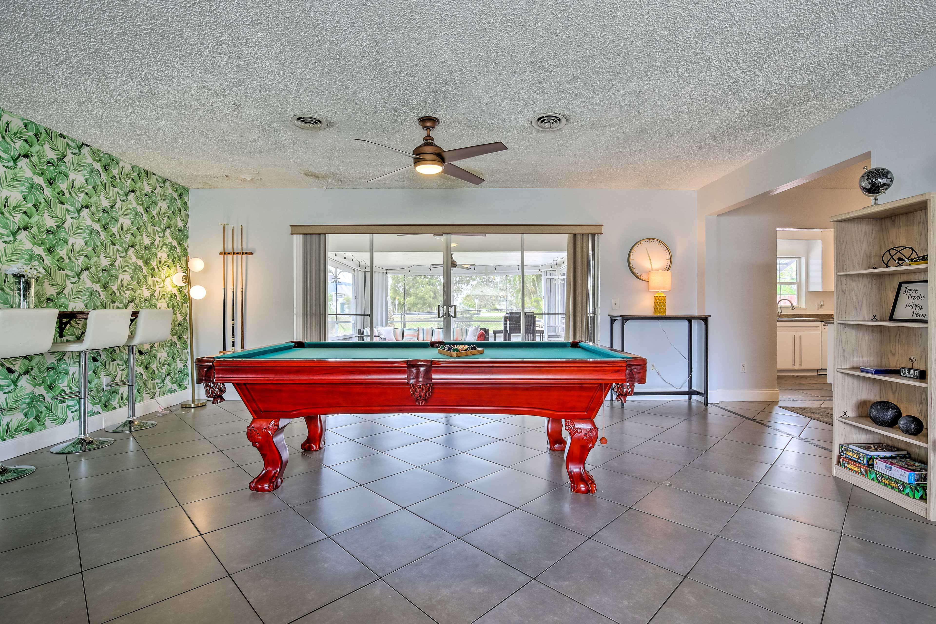 Game Room | Pool Table | Board Games
