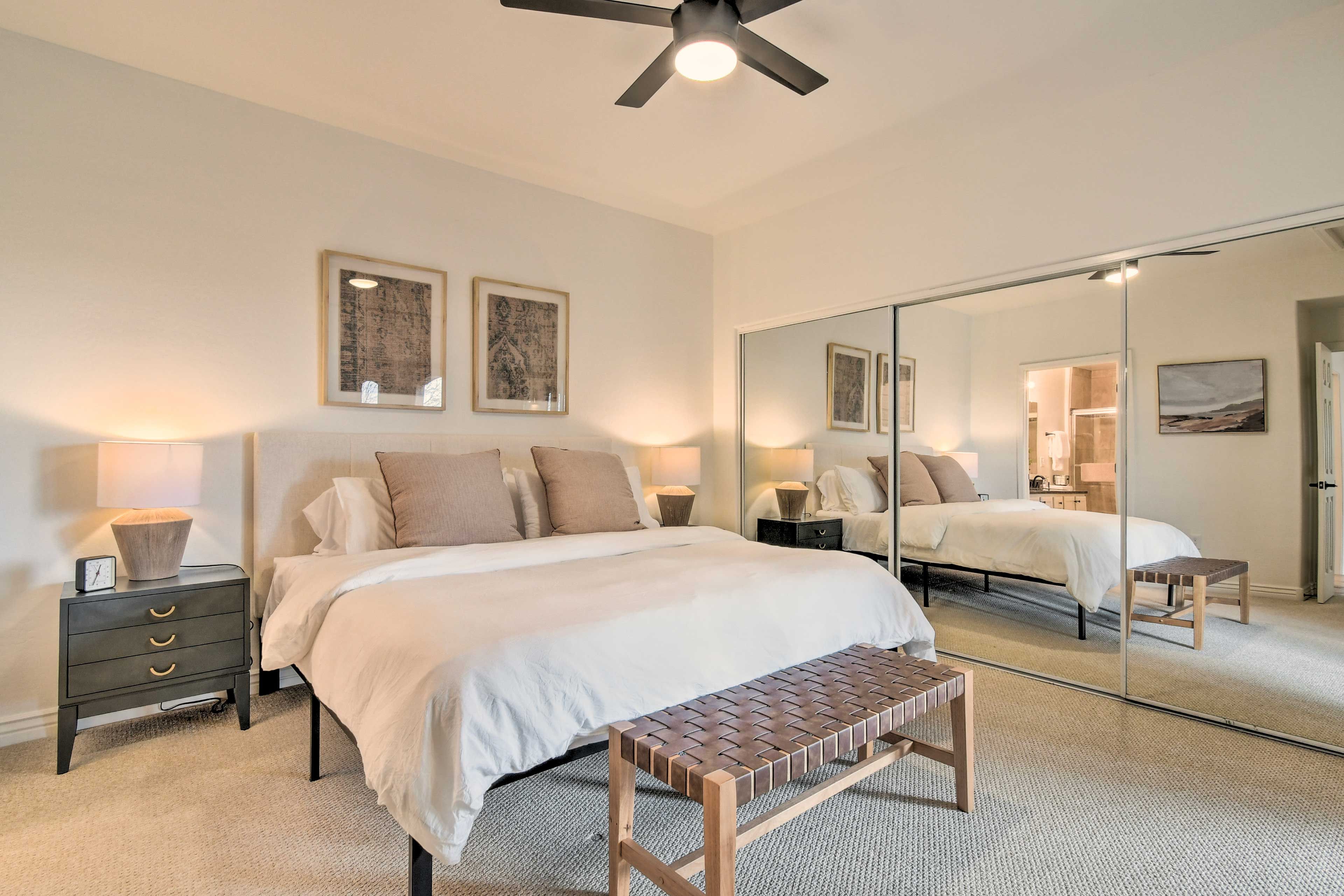 Bedroom 1 | King Bed | En-Suite Bathroom | Smart TV