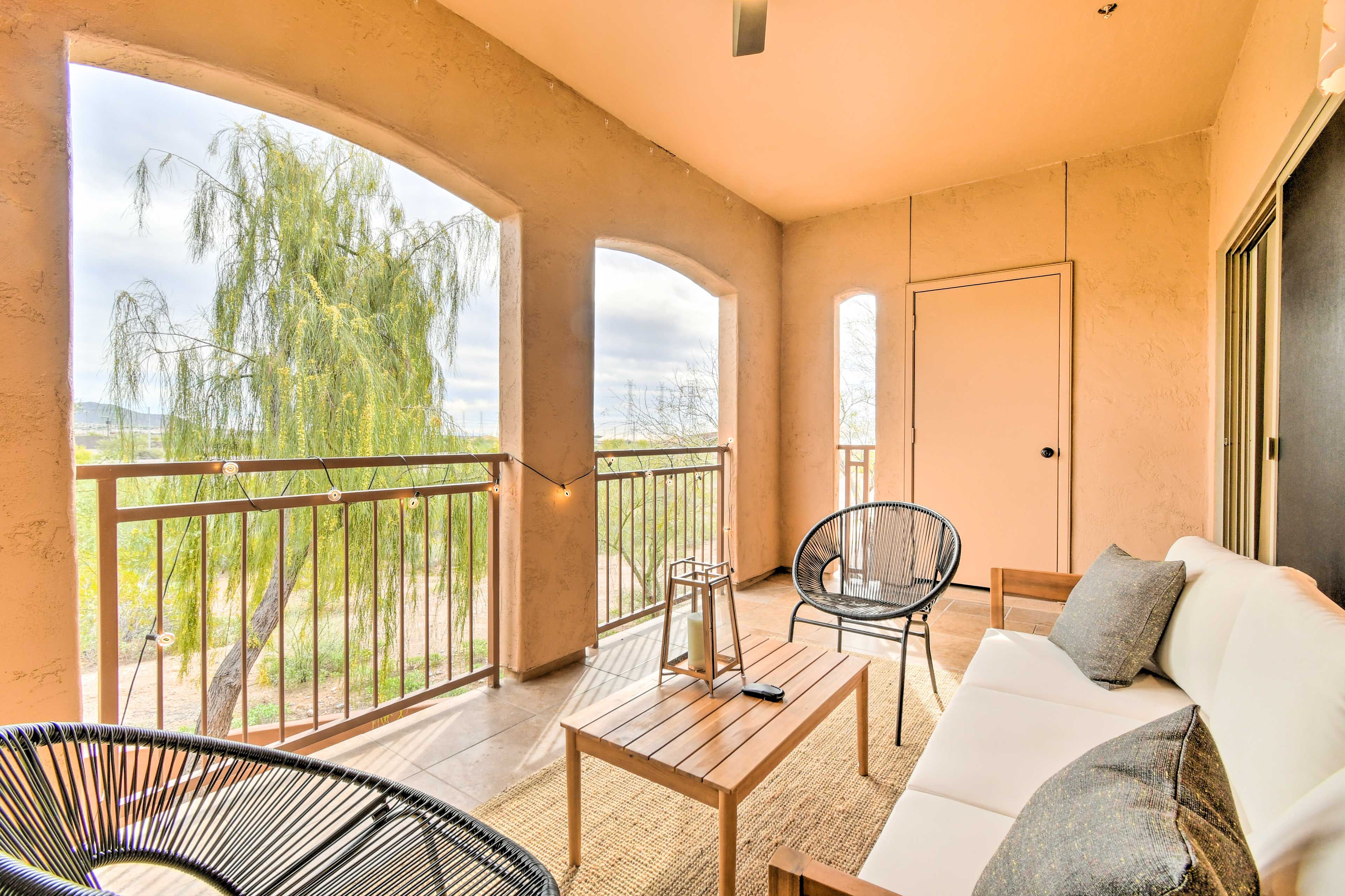 Scottsdale Vacation Rental | 2BR | 1.5BA | Stairs Required to Enter