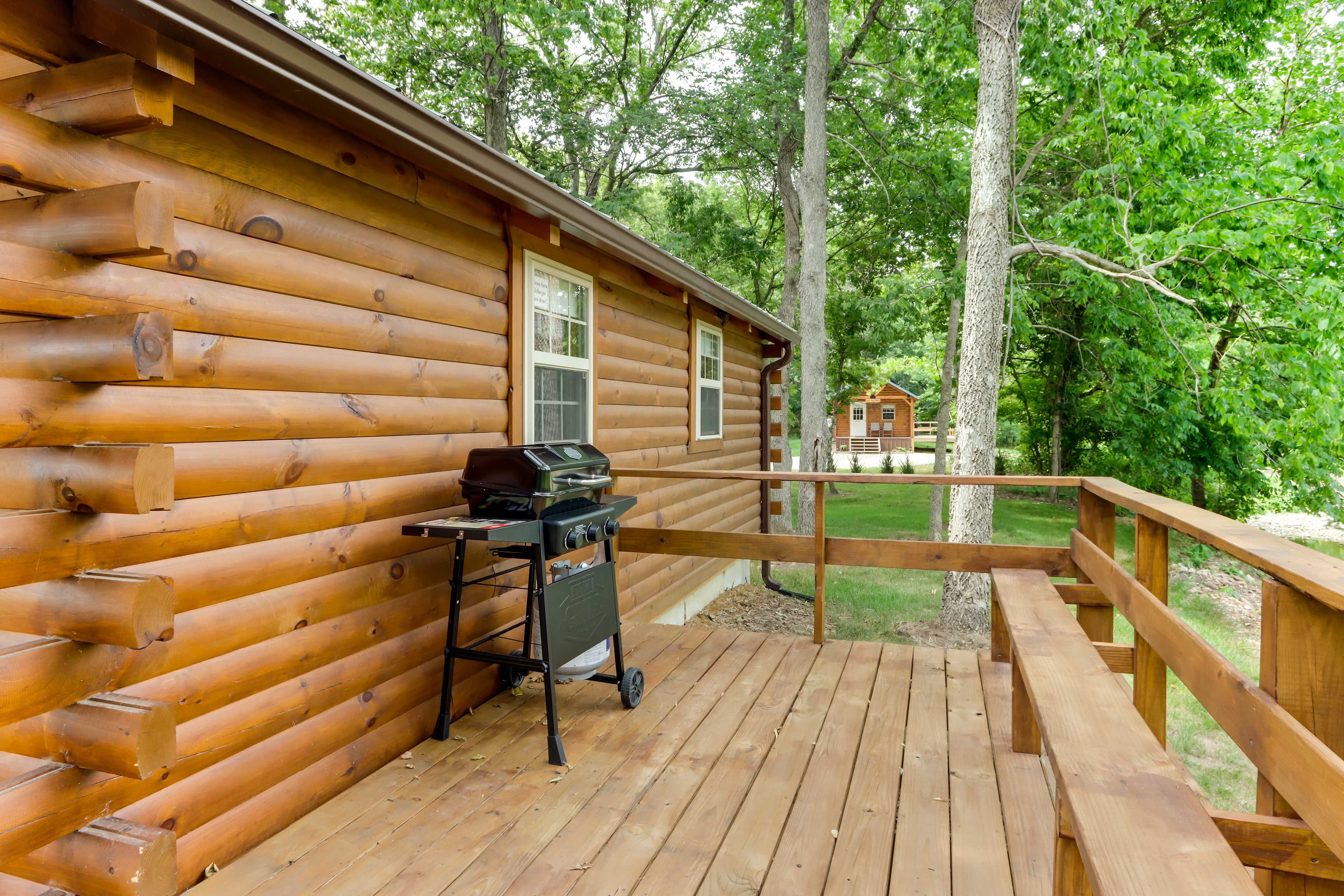 Deck | Creek Views | Gas Grill