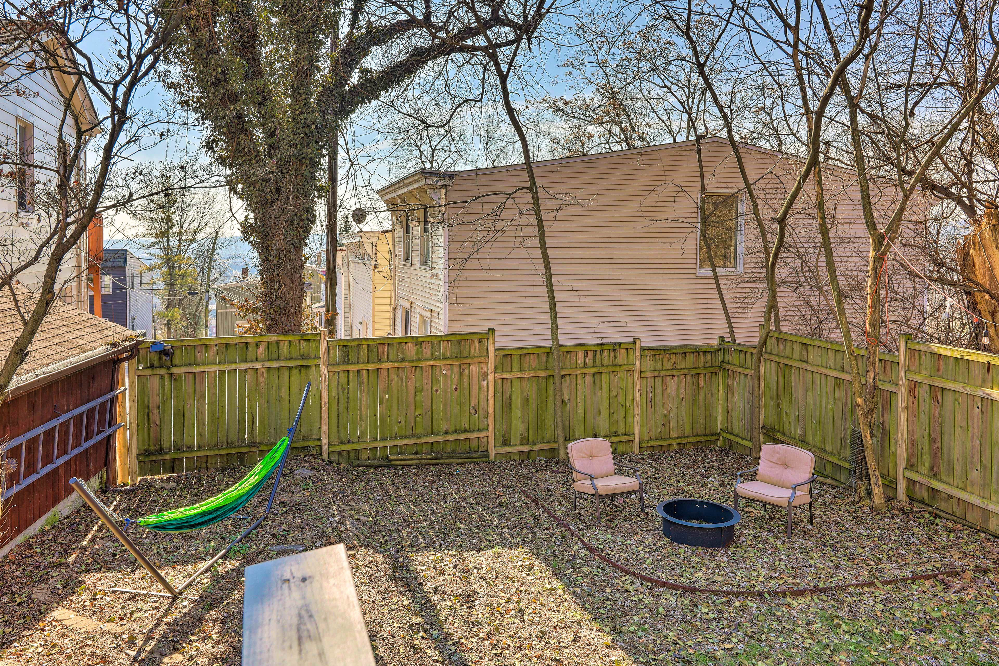 Backyard | Fire Pit (BYOW) | Hammock