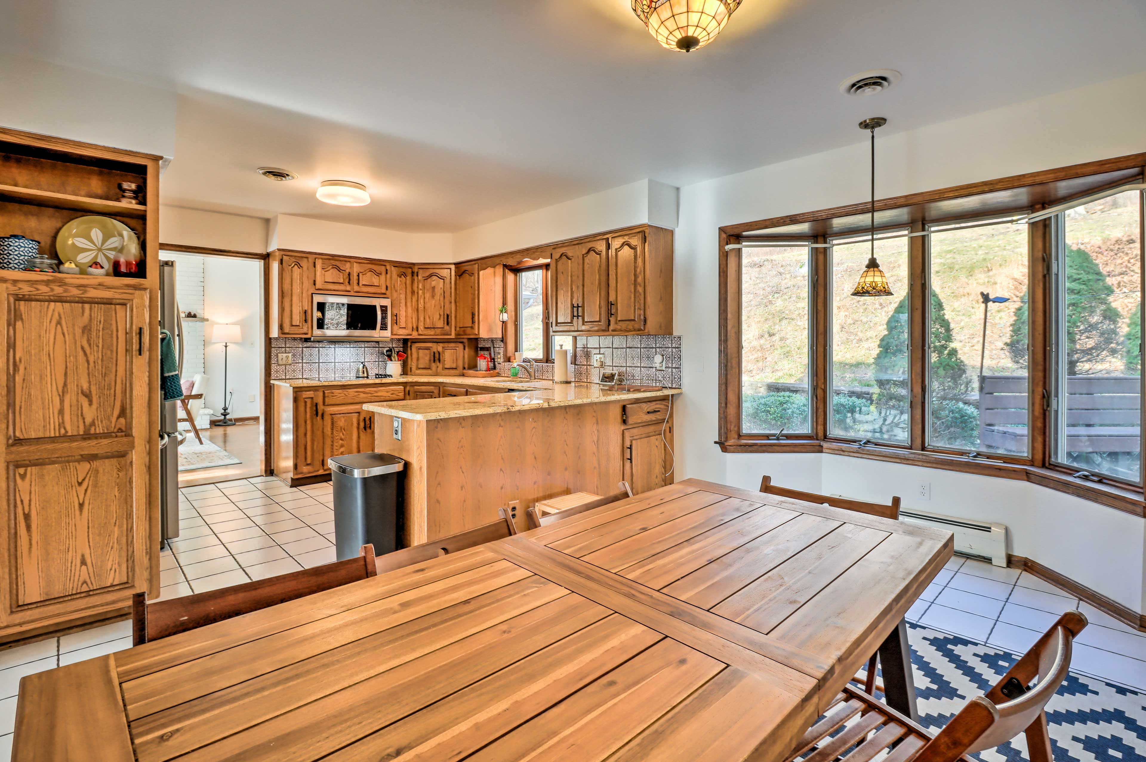 Kitchen | 1st Floor | Dishware & Flatware | Coffee Maker | Toaster | High Chair