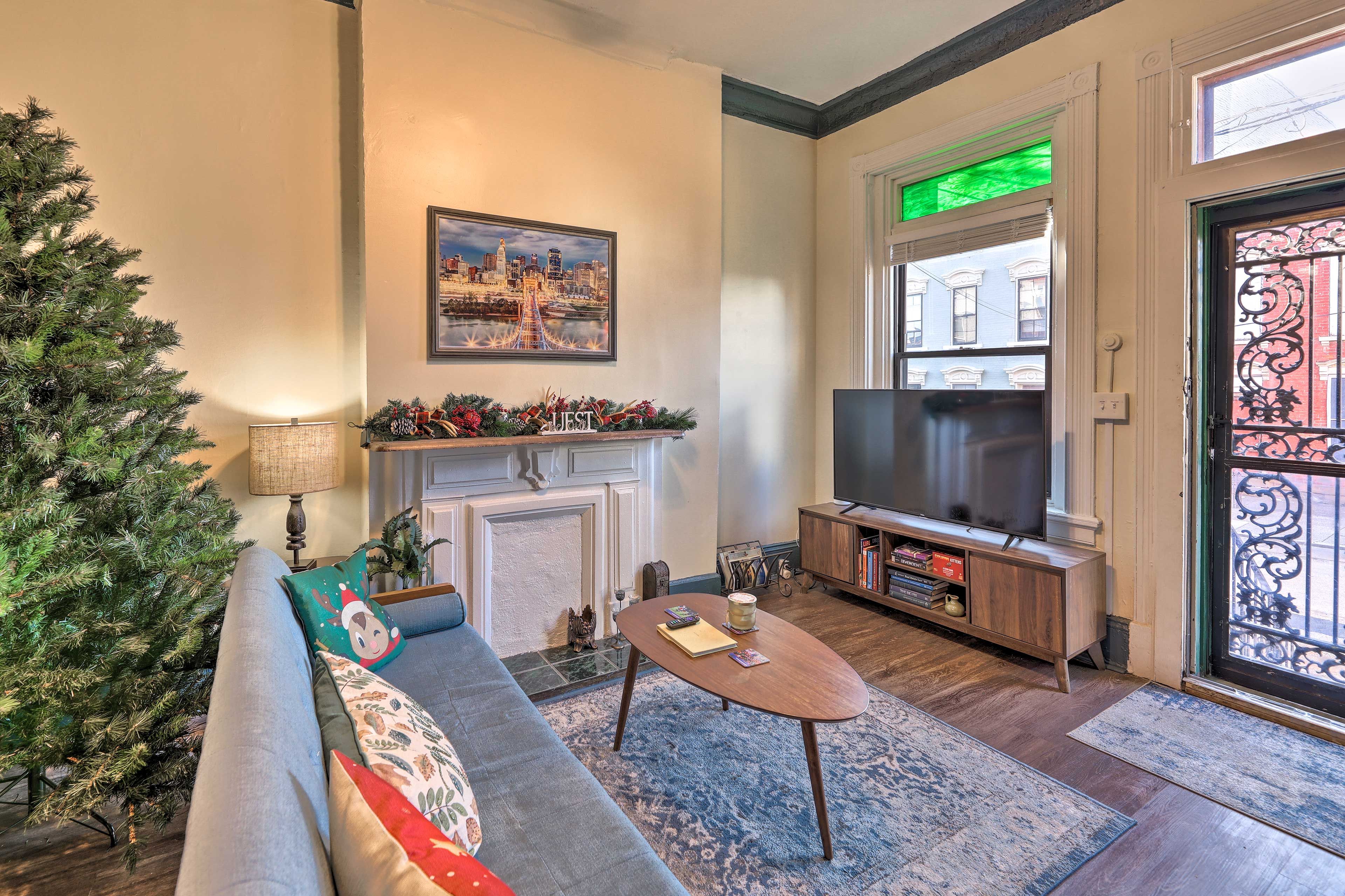 Cincinnati Vacation Rental | 3BR | 2BA | 1,690 Sq Ft | Stairs Required