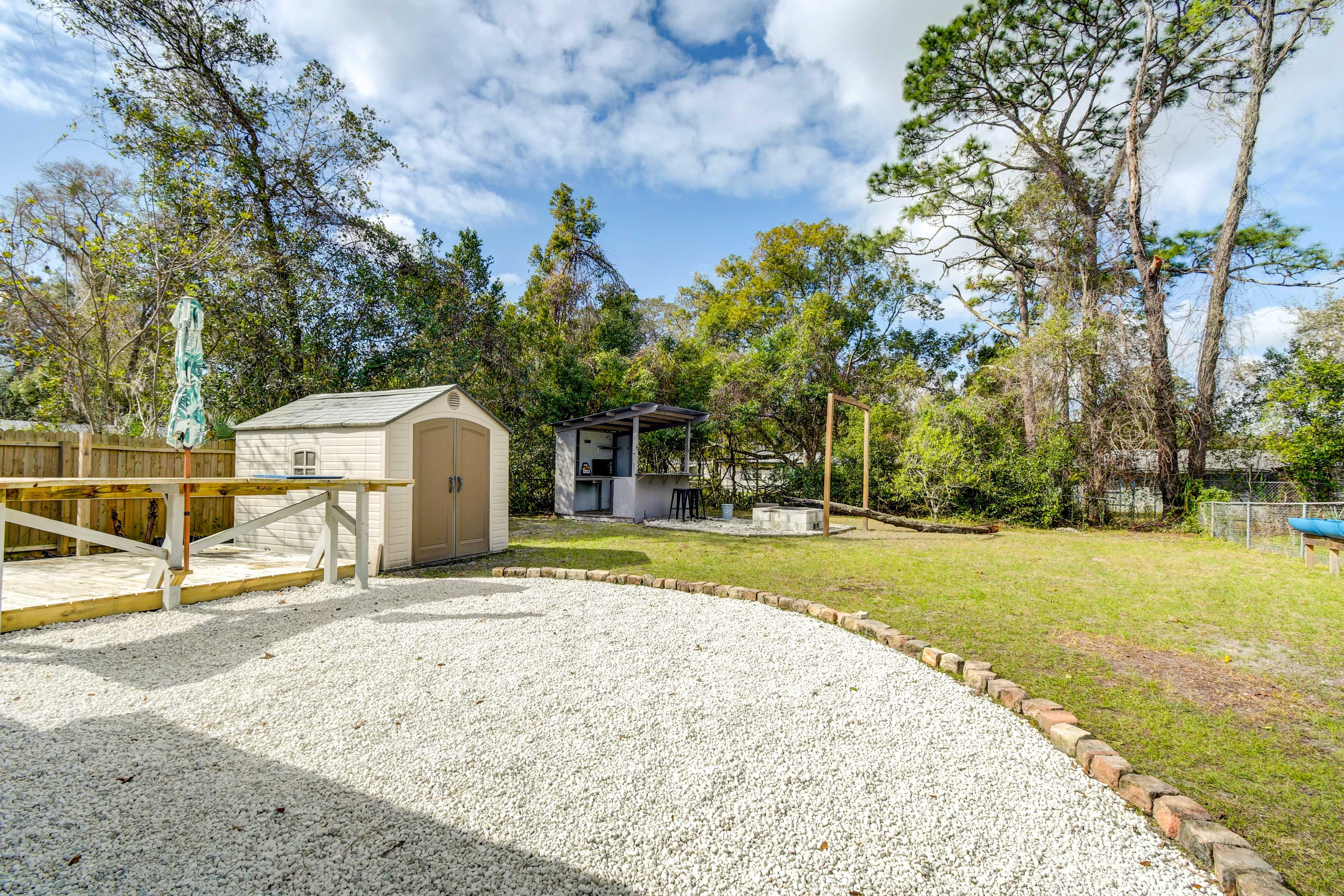 Fenced Backyard