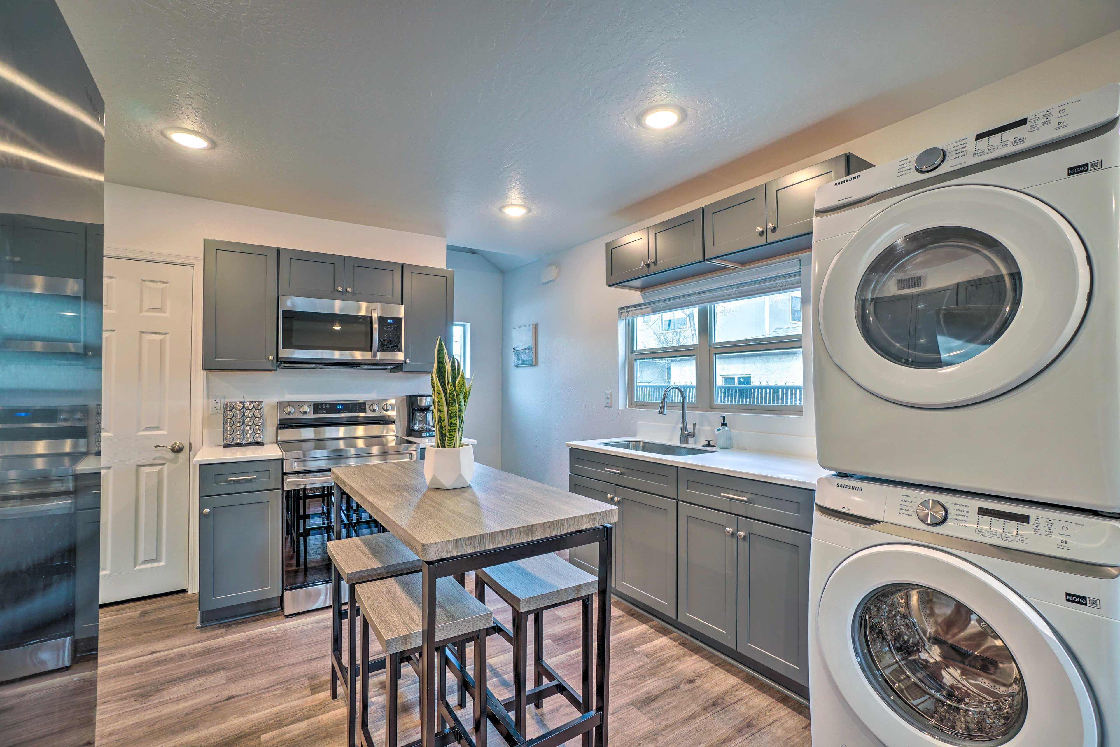 Kitchen | Cooking Basics | Dishware/Flatware | Washer & Dryer | Coffee Maker