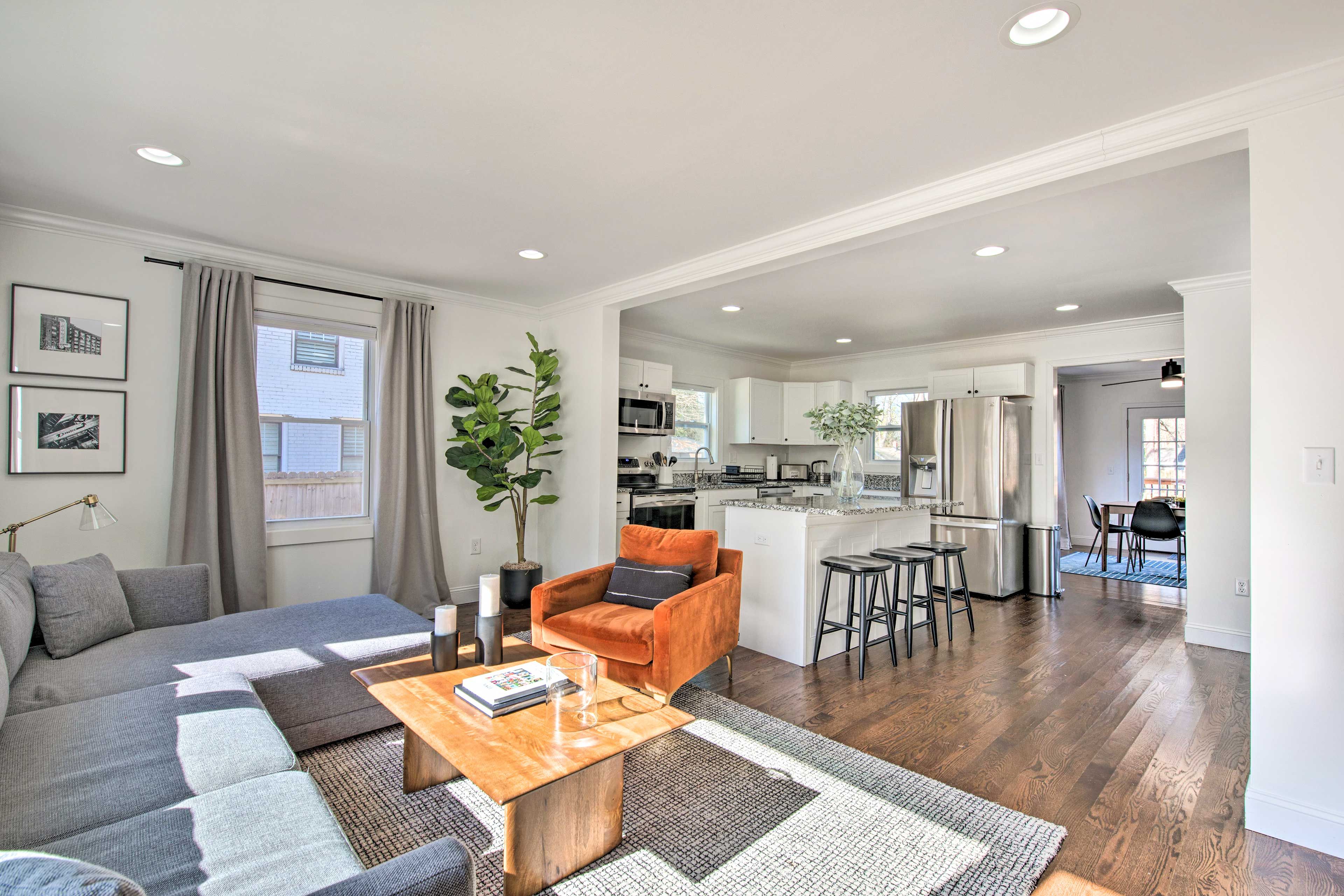Decatur Vacation Rental | 4BR | 2.5BA | 1,500 Sq Ft | Stairs Required for Access