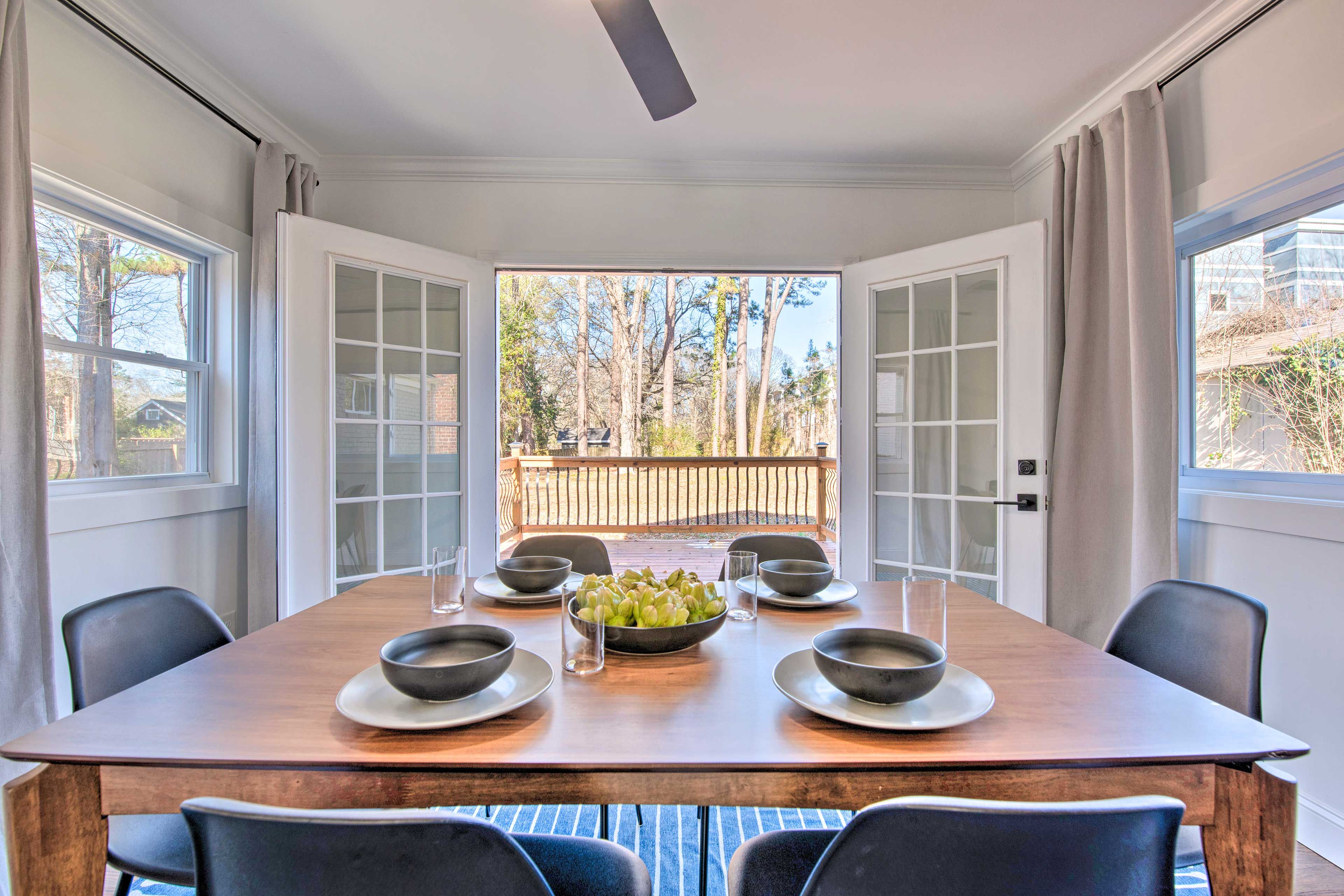 Interior | Bedroom/Full Bathroom on 1st Floor | Central Heating & A/C