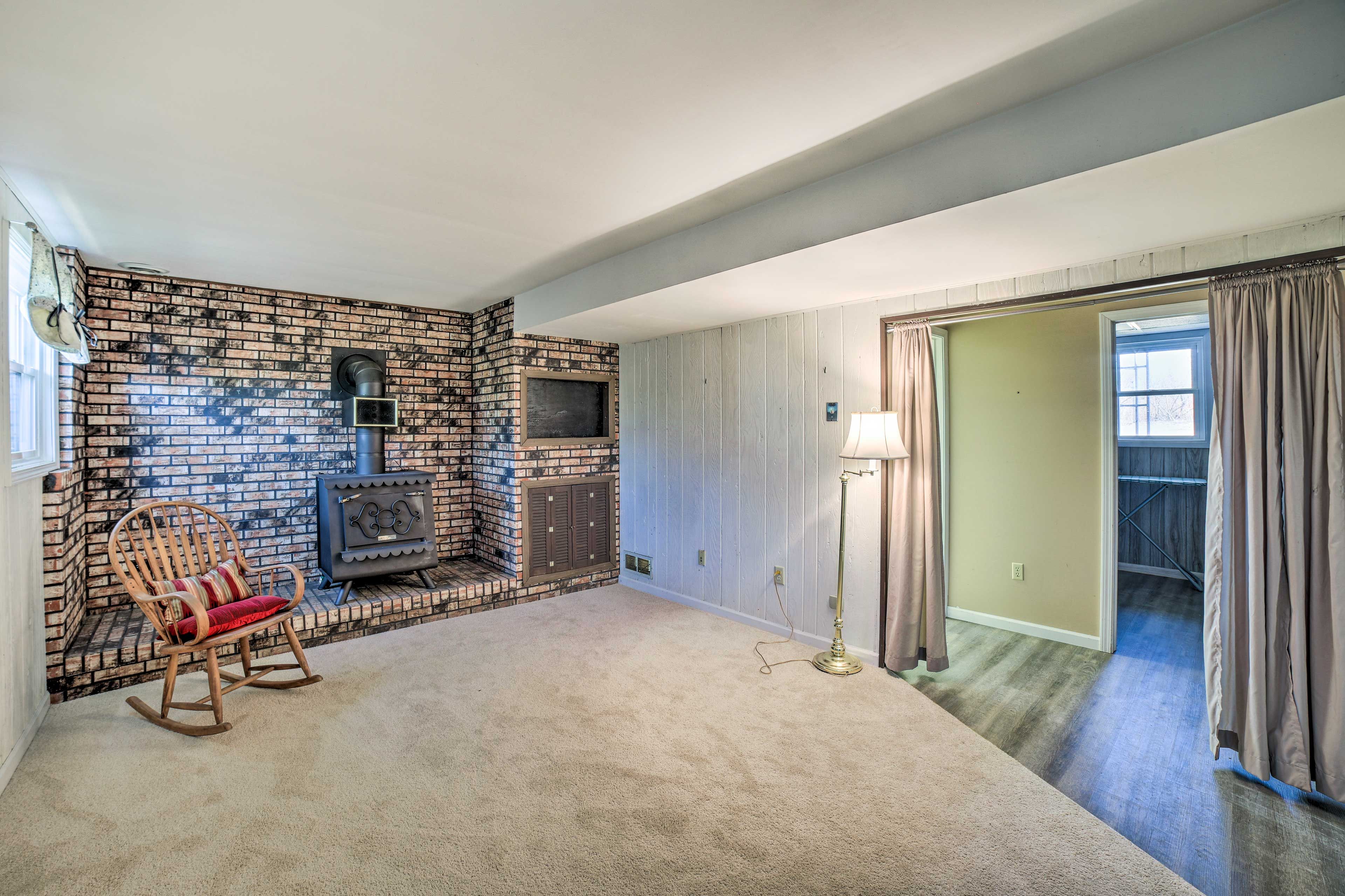 Basement Living Room | Futon