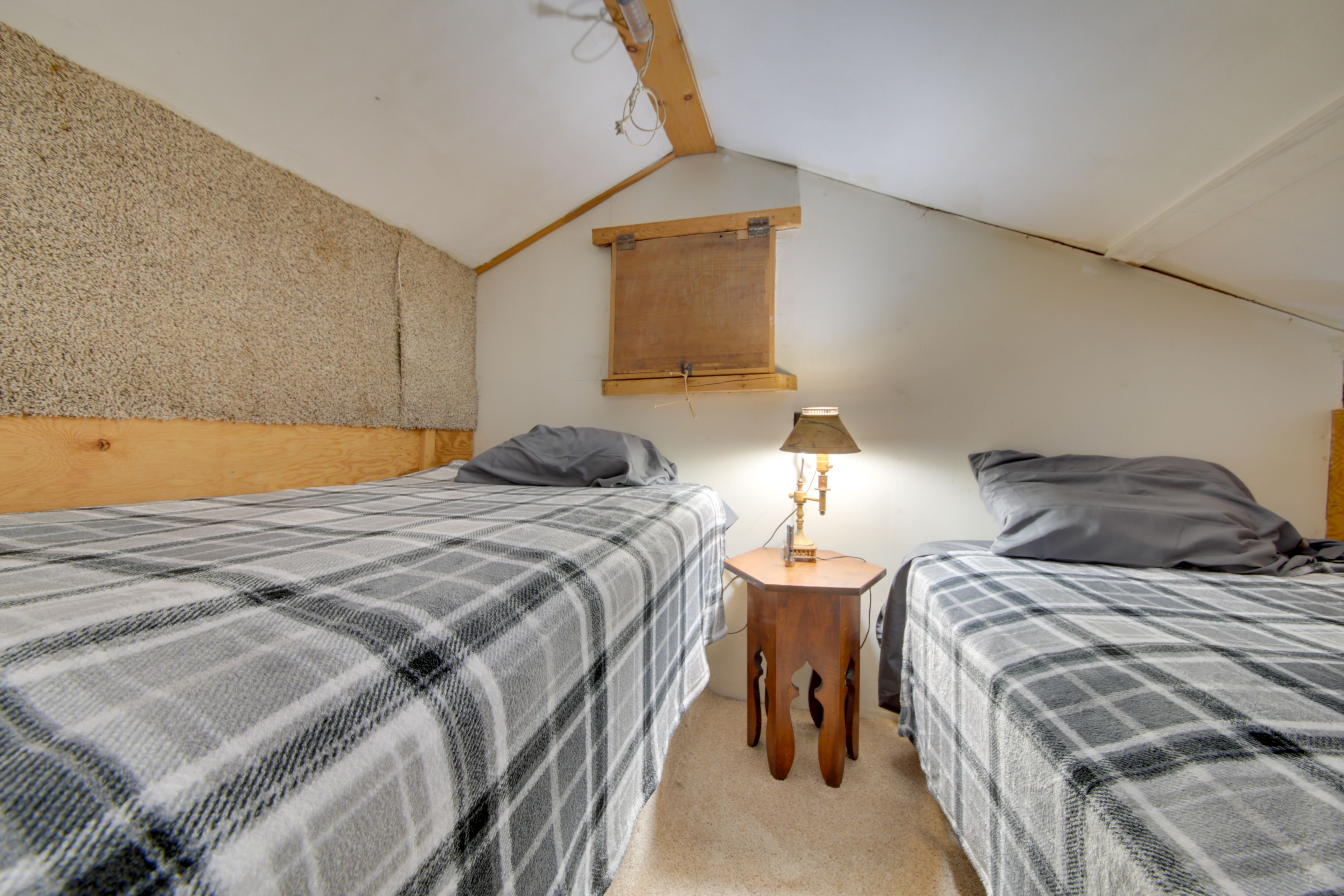 Lofted Sleeping Area | 2 Twin Beds