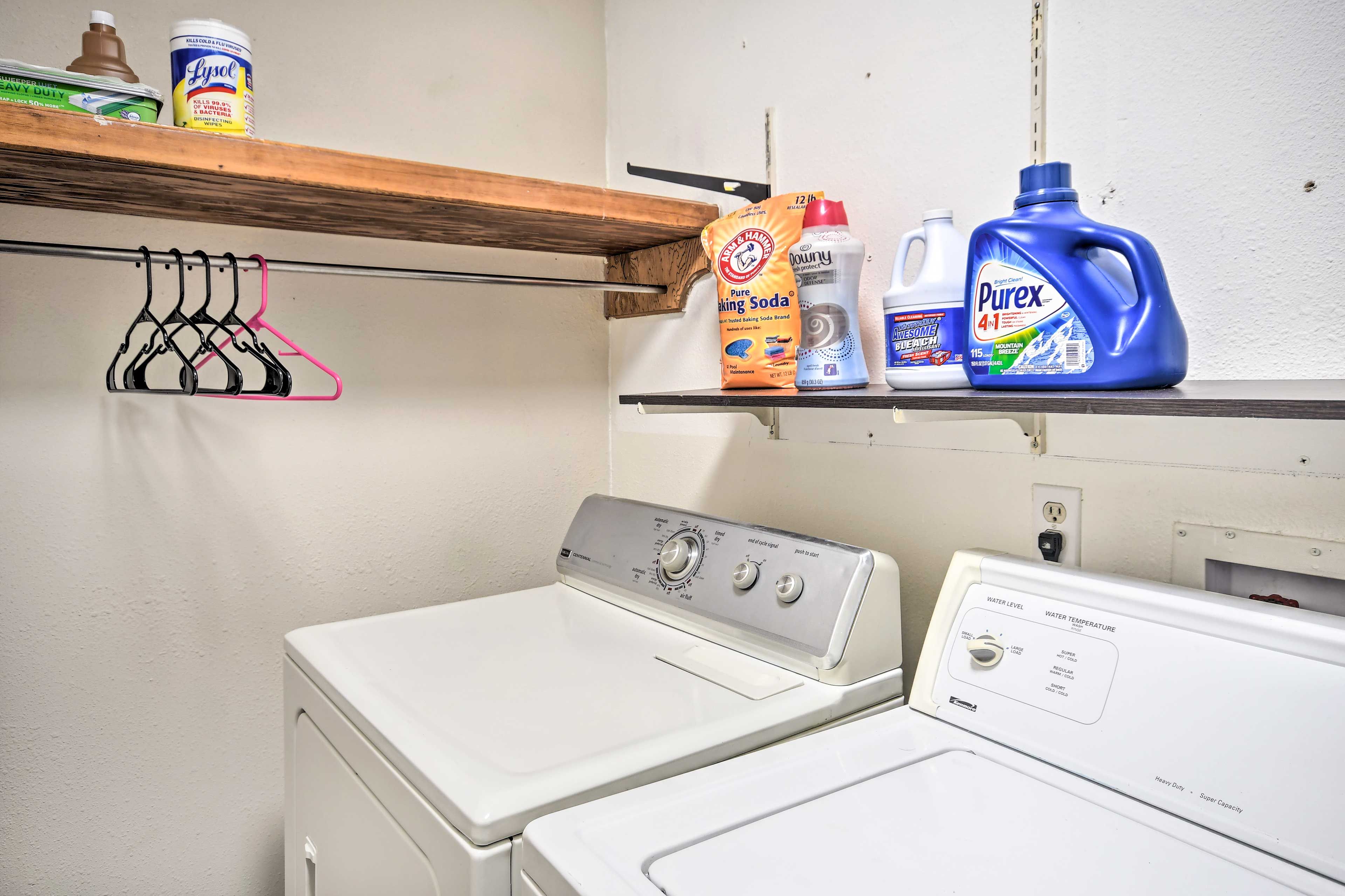 Laundry Room | Washer & Dryer | Iron & Board