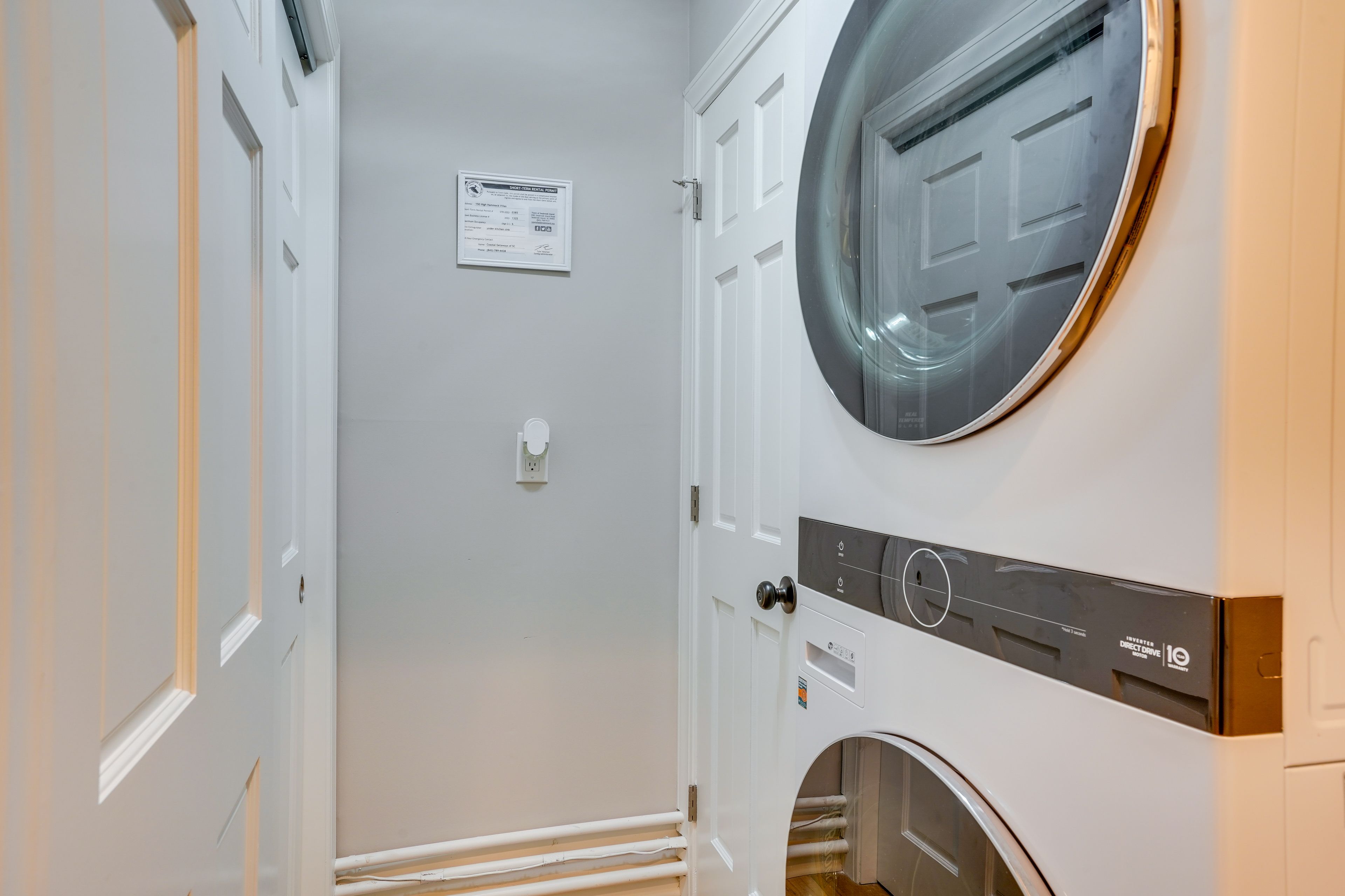 Laundry Area | Washer/Dryer | Iron/Board