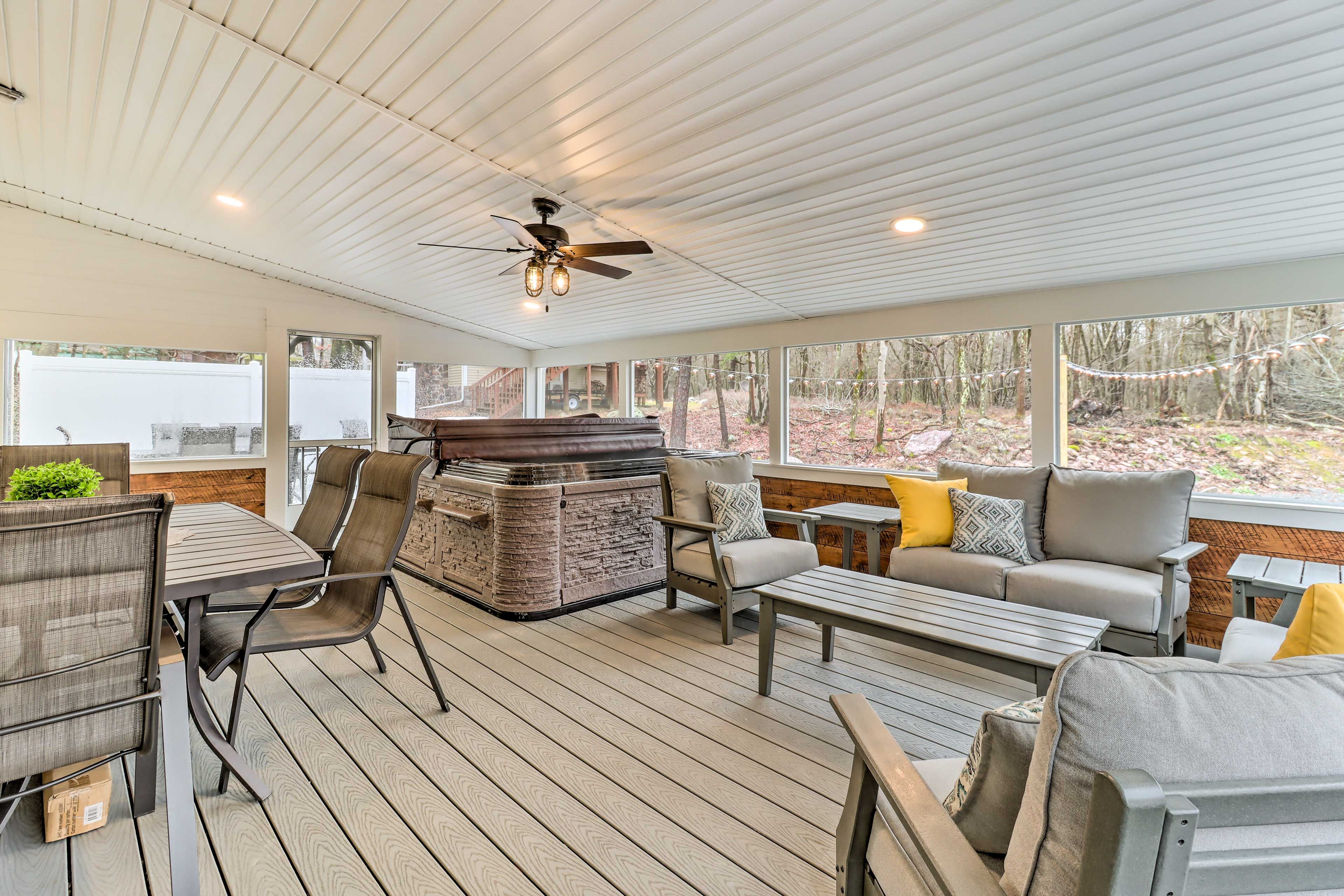 Covered Patio | Private Hot Tub | Multiple Outdoor Dining Areas