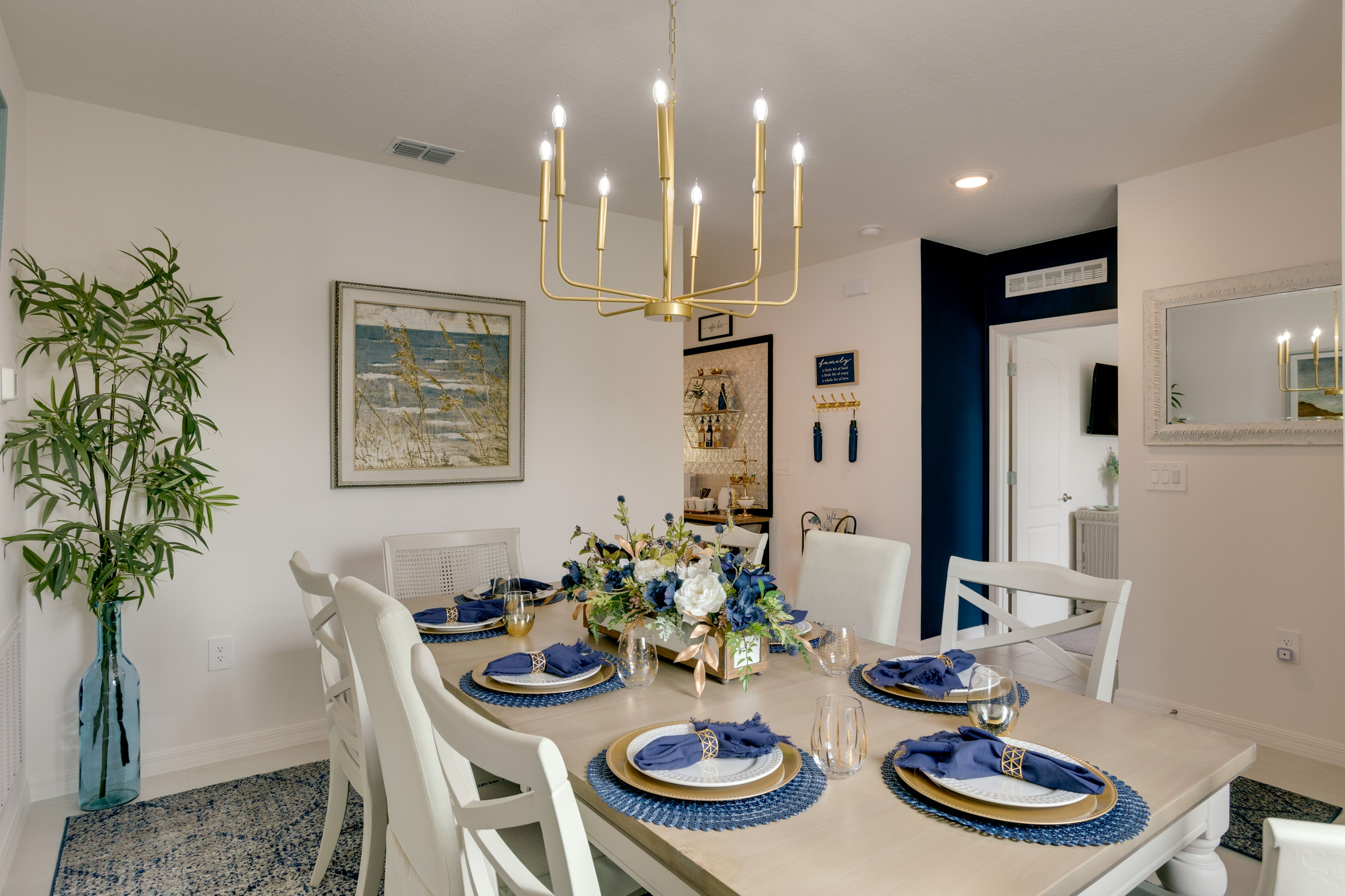 Dining Room | Dishware & Flatware Provided