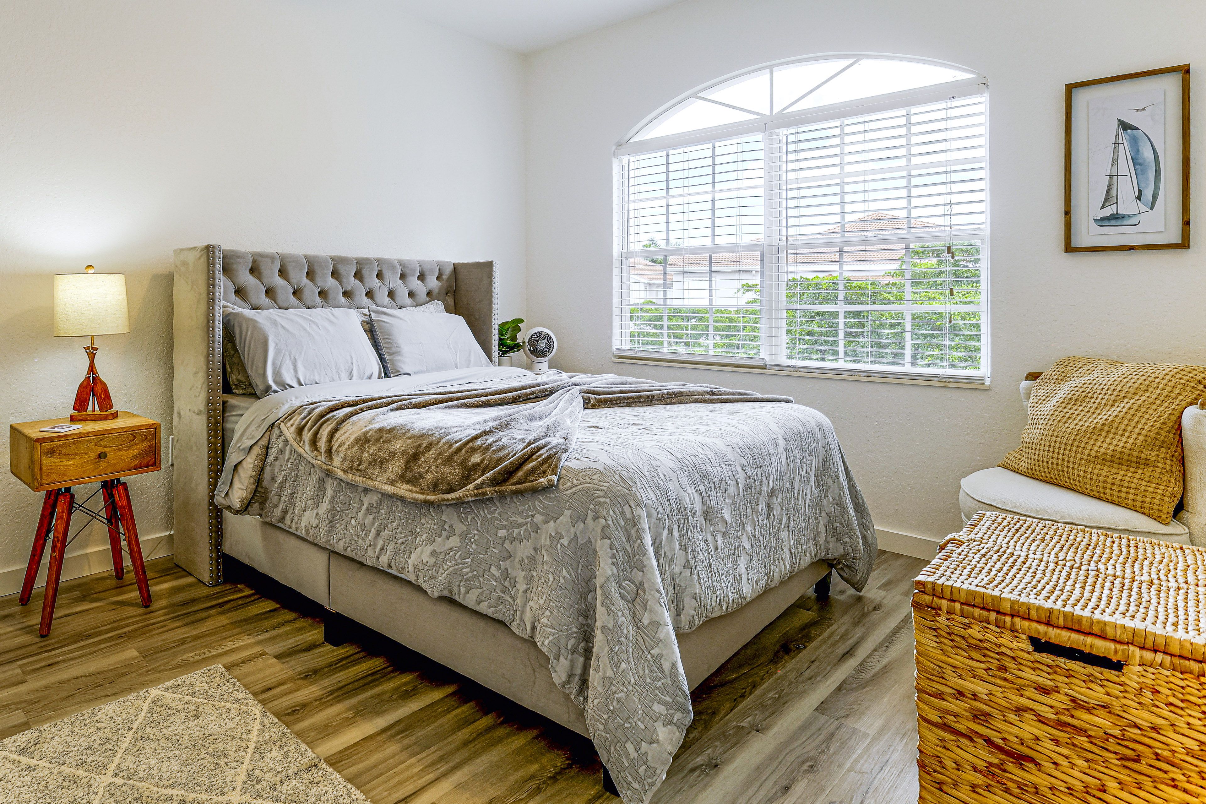 Bedroom 1 | Queen Bed | Linens Provided | En-Suite Bathroom