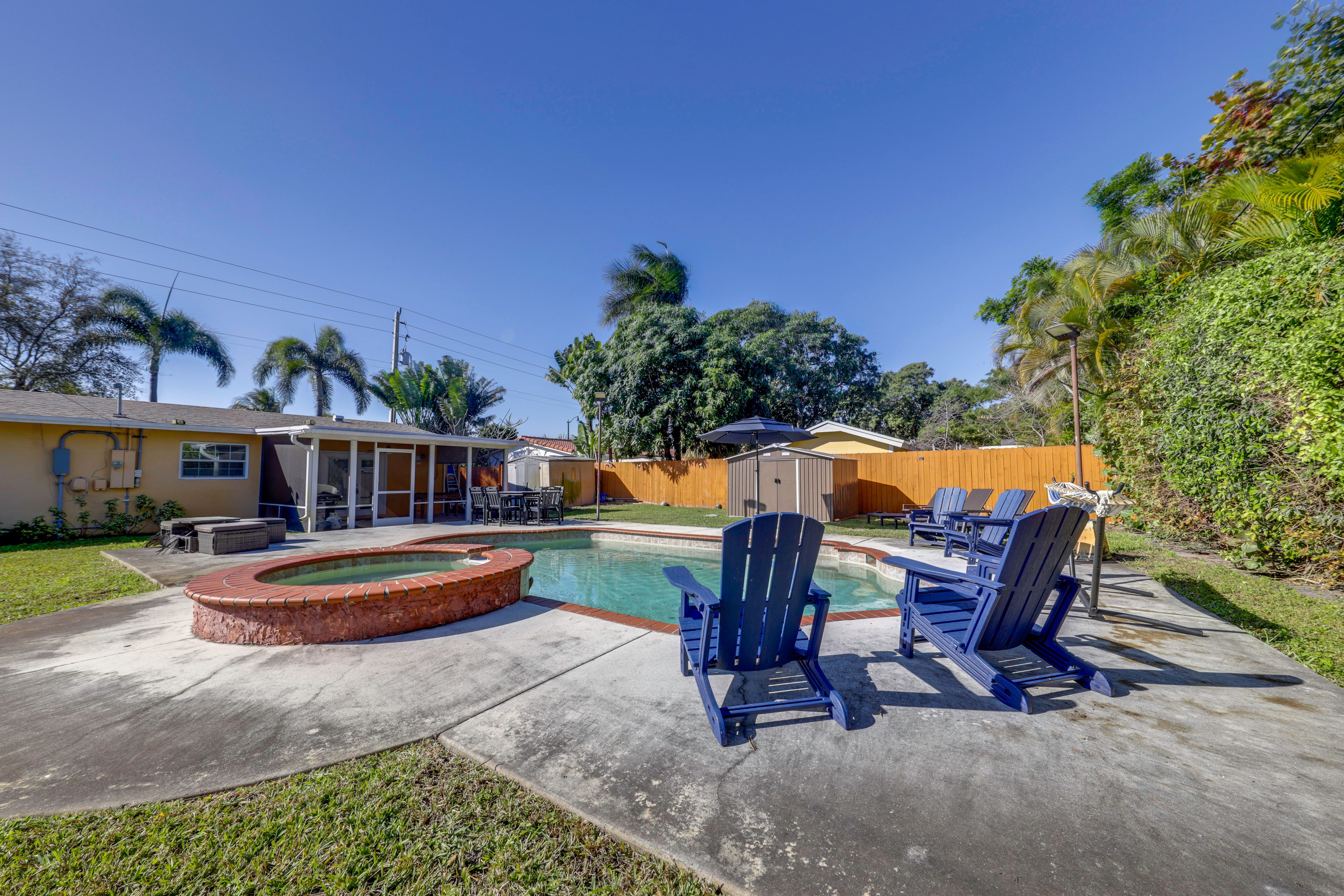 Pompano Beach Vacation Rental | 3BR | 2BA | 1,624 Sq Ft | 1 Step for Access