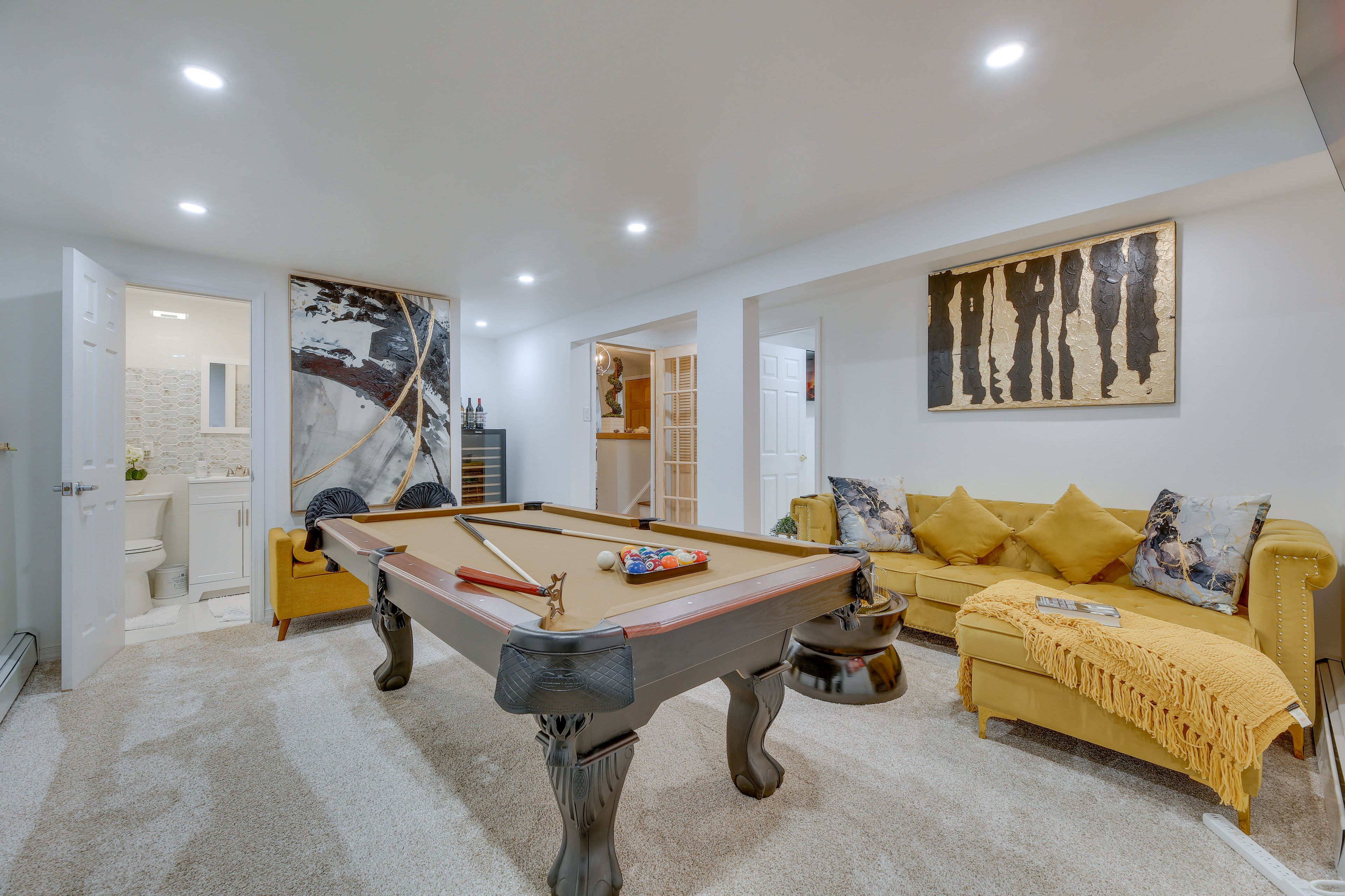 Game Room | Lower Level | Wine Cooler | Pool Table