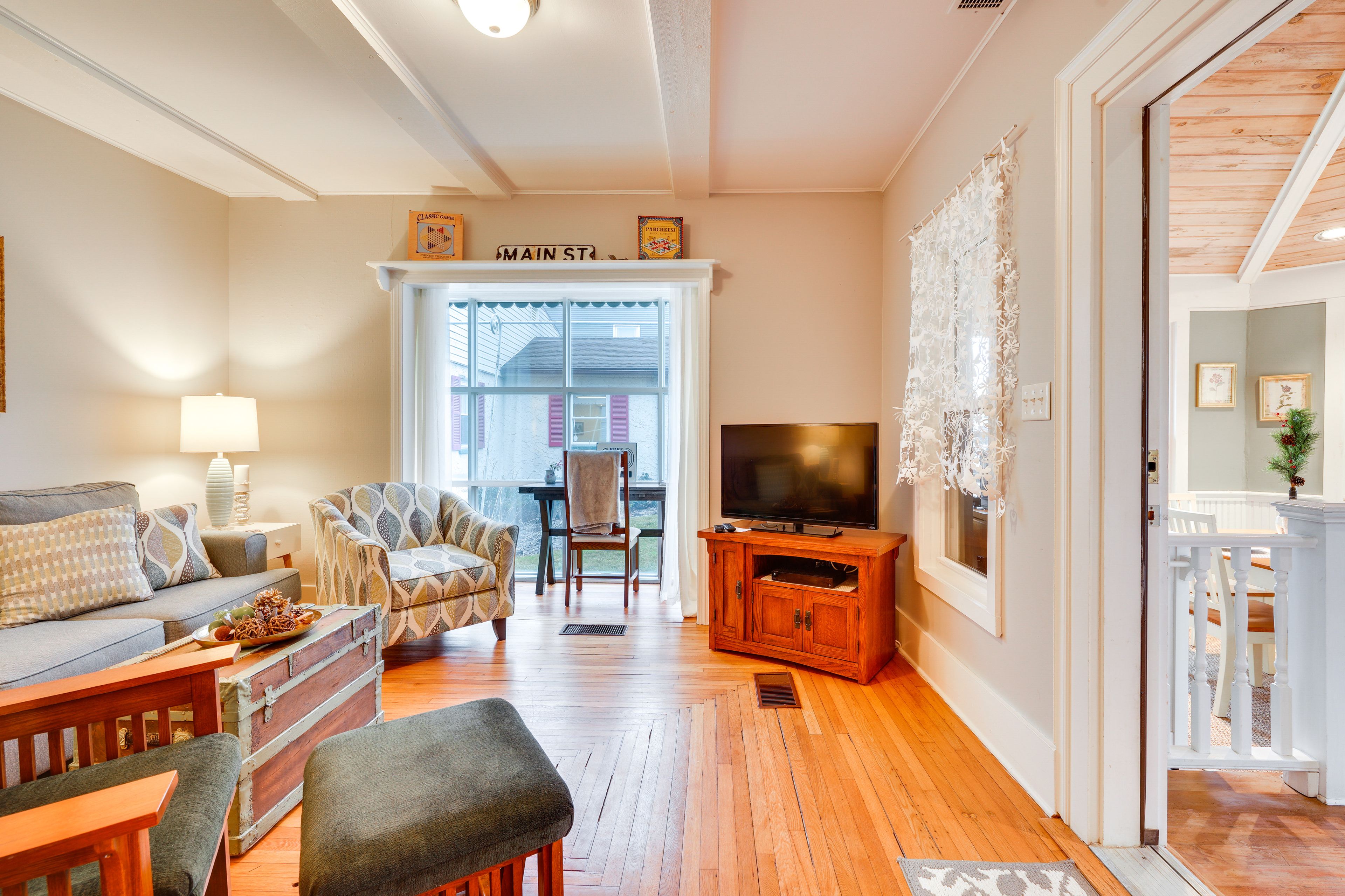 Living Area | Smart TV w/ Cable | Laptop-Friendly Desk | Queen Sleeper Sofa