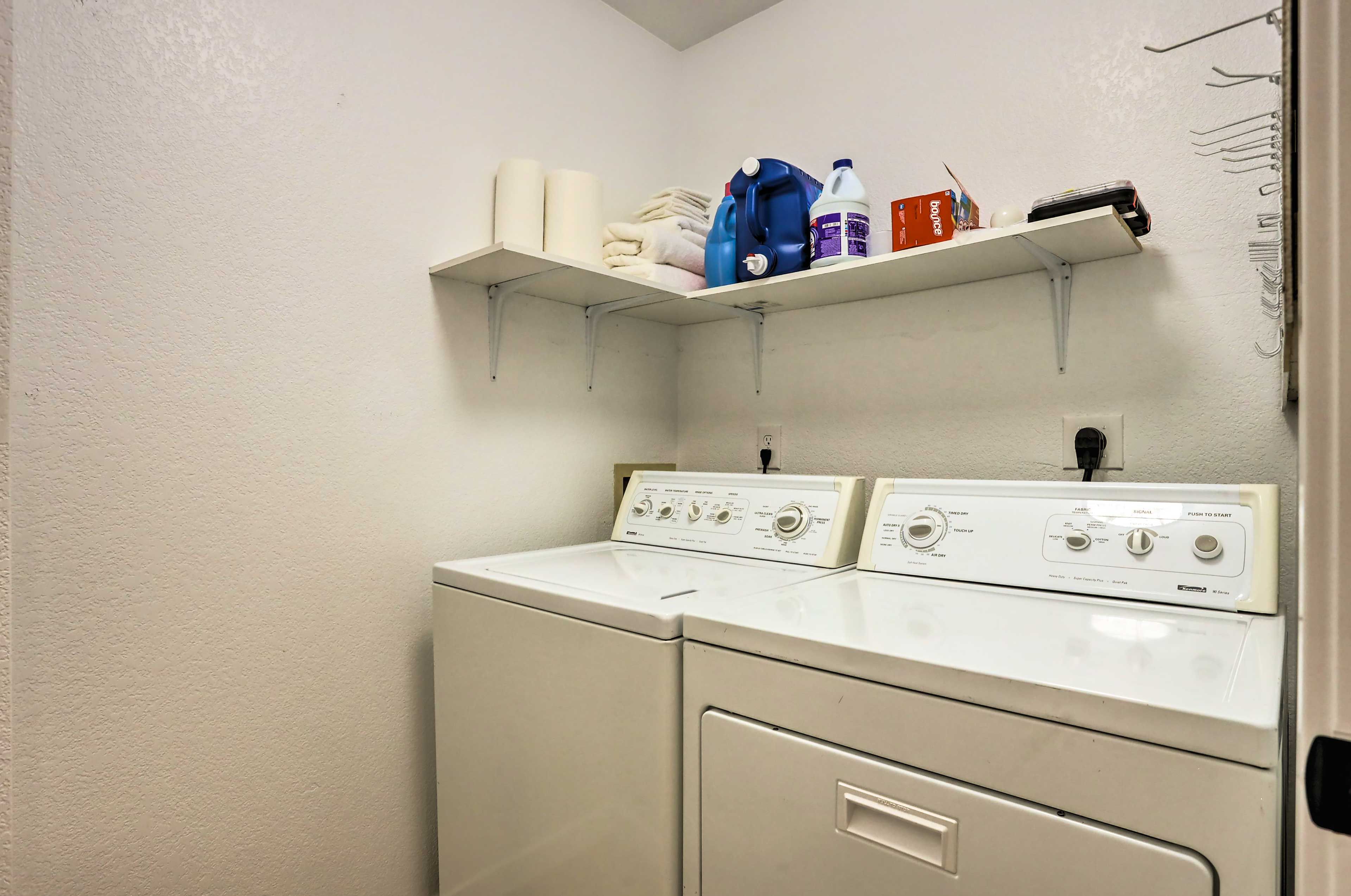 Laundry Area | Detergent Provided