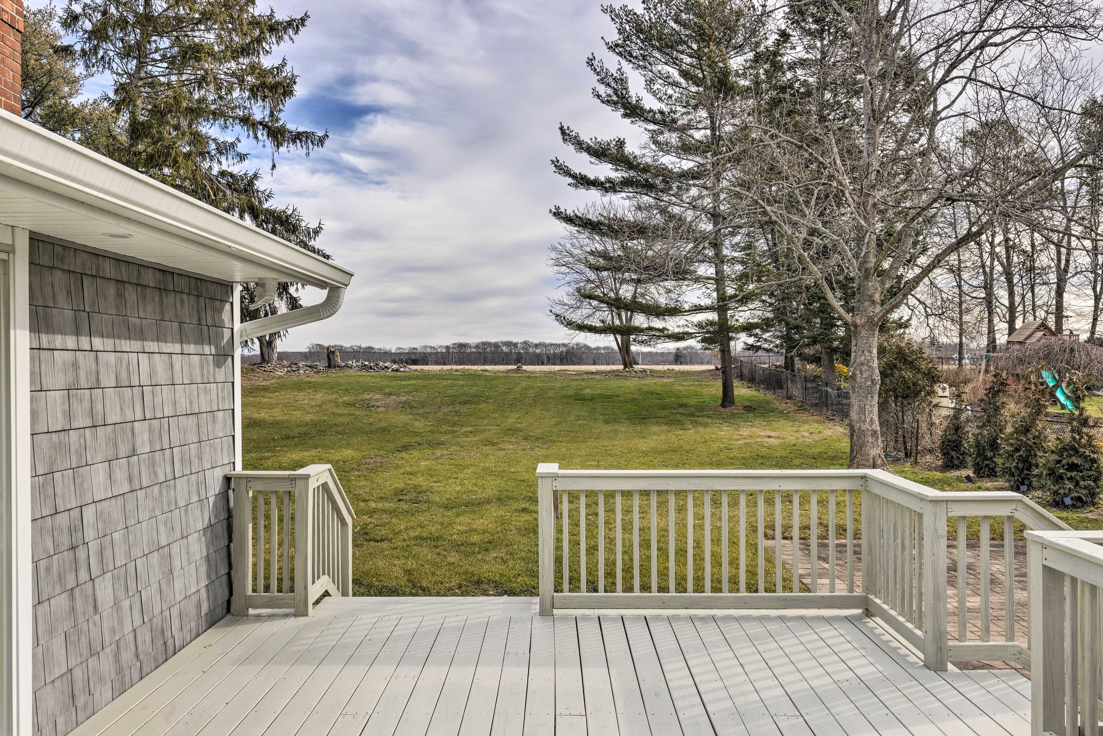 Back Deck | Access via Living Room | Gas Grill | Patio