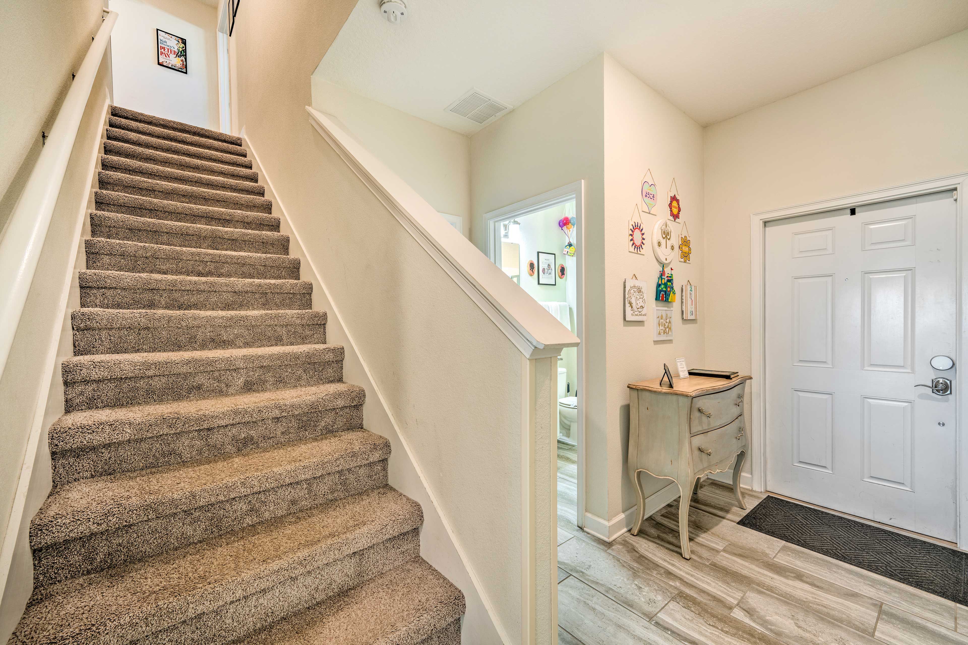 Stairs to Access 2nd Floor