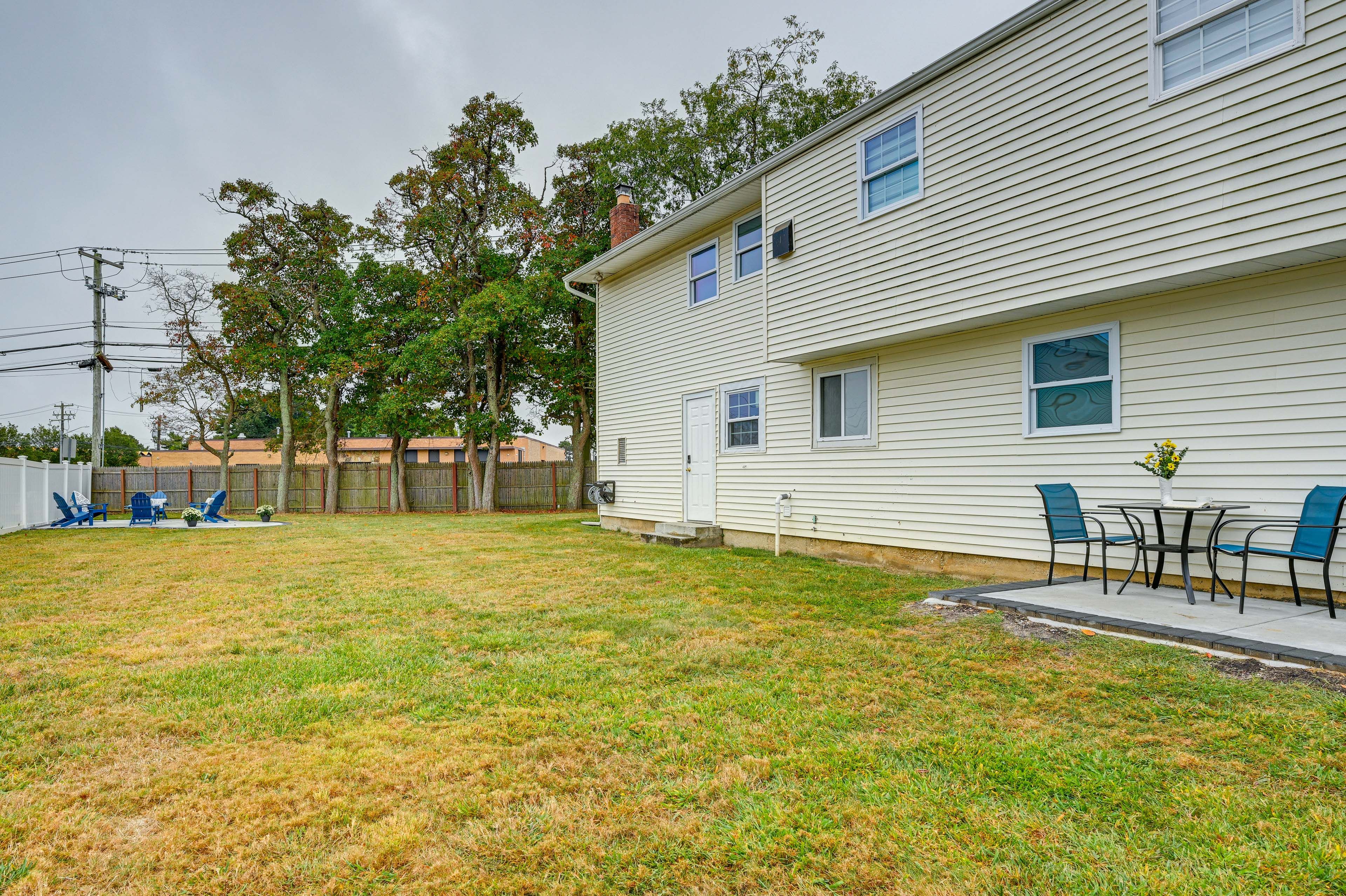 Shared Fenced Backyard | Laundry Room Entrance