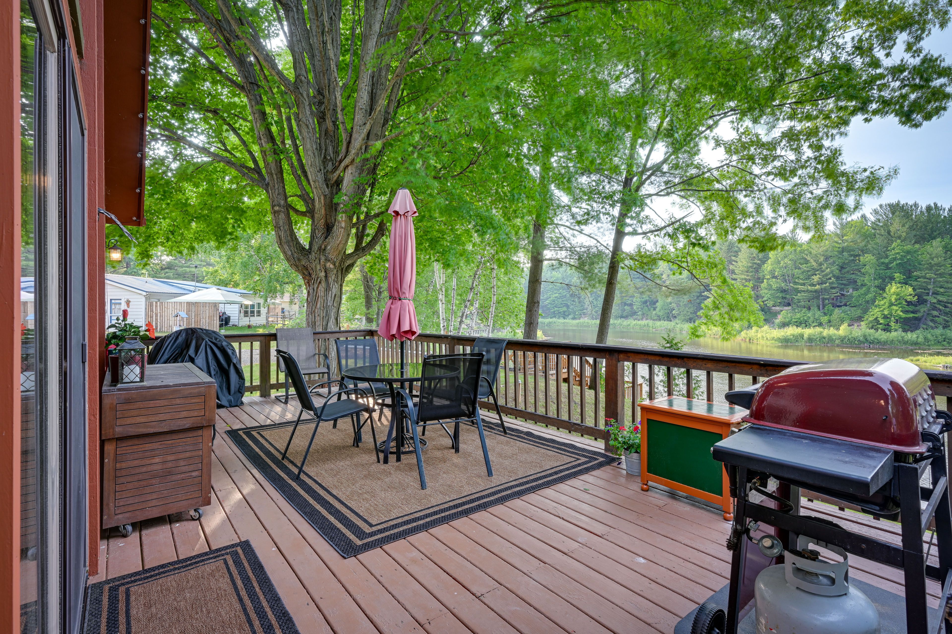 Furnished Deck | Gas Grill | Water Views