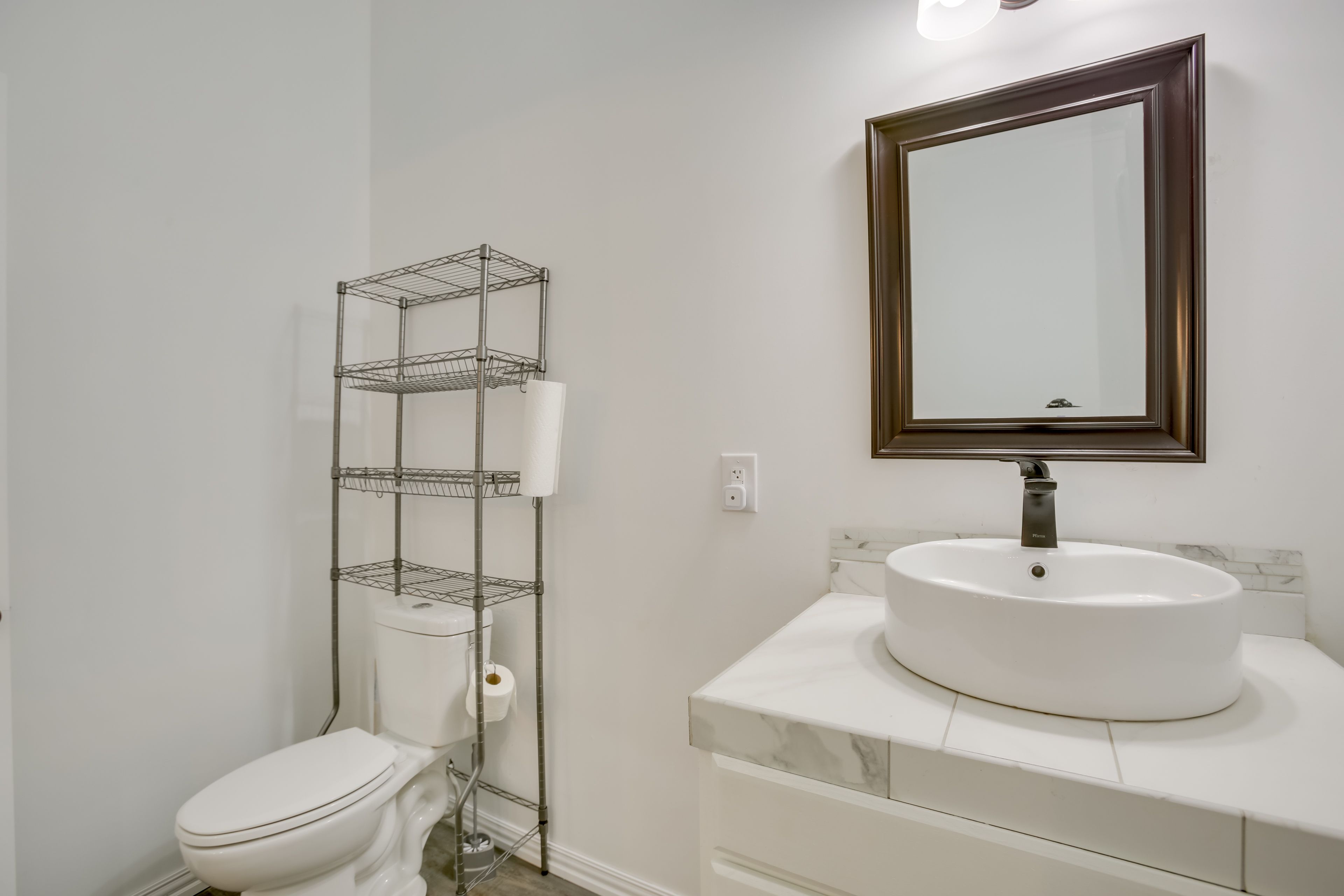 Half Bathroom | Washer/Dryer | Laundry Detergent | Iron/Board