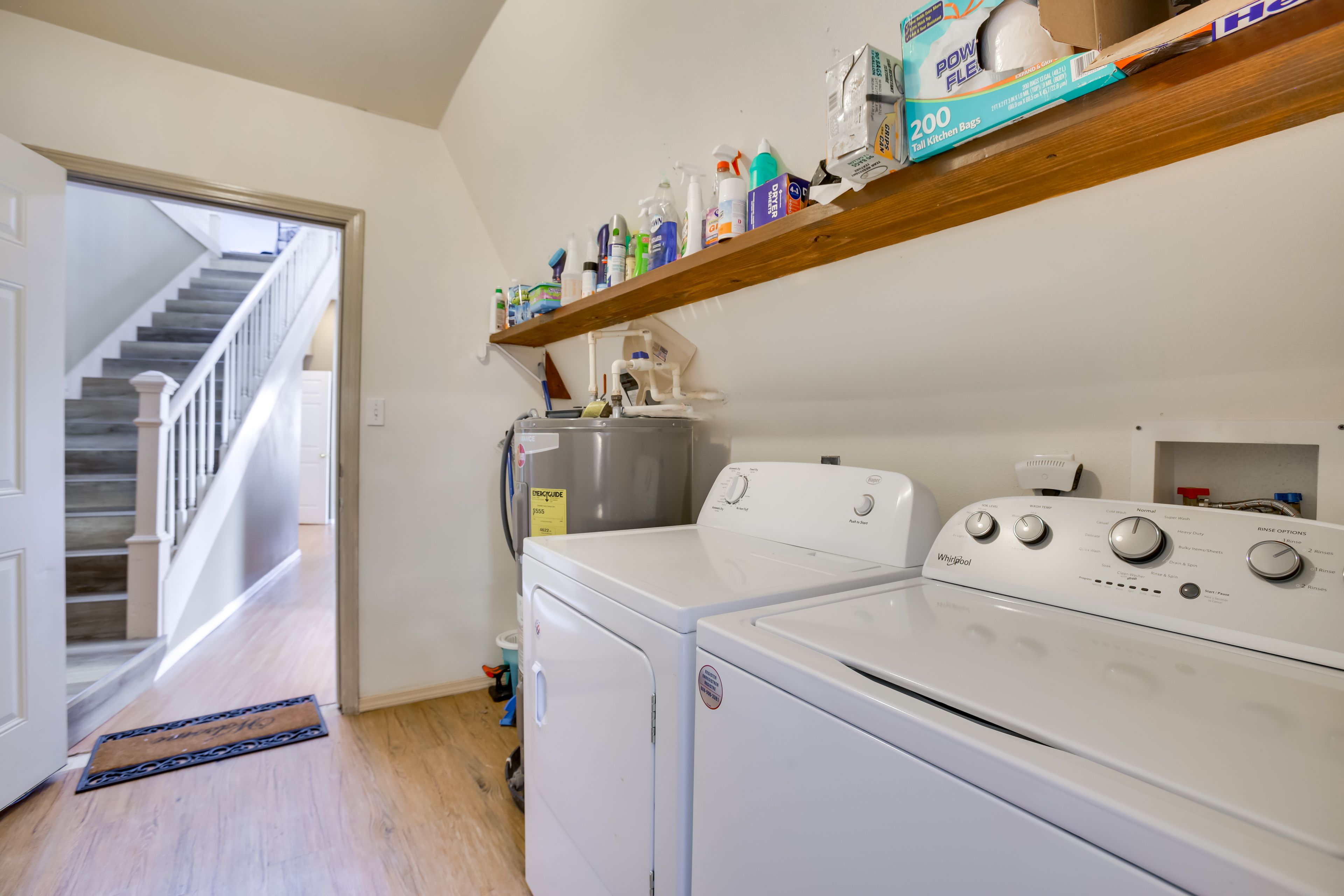 Shared Laundry Area | Washer/Dryer | Laundry Detergent | Iron/Board