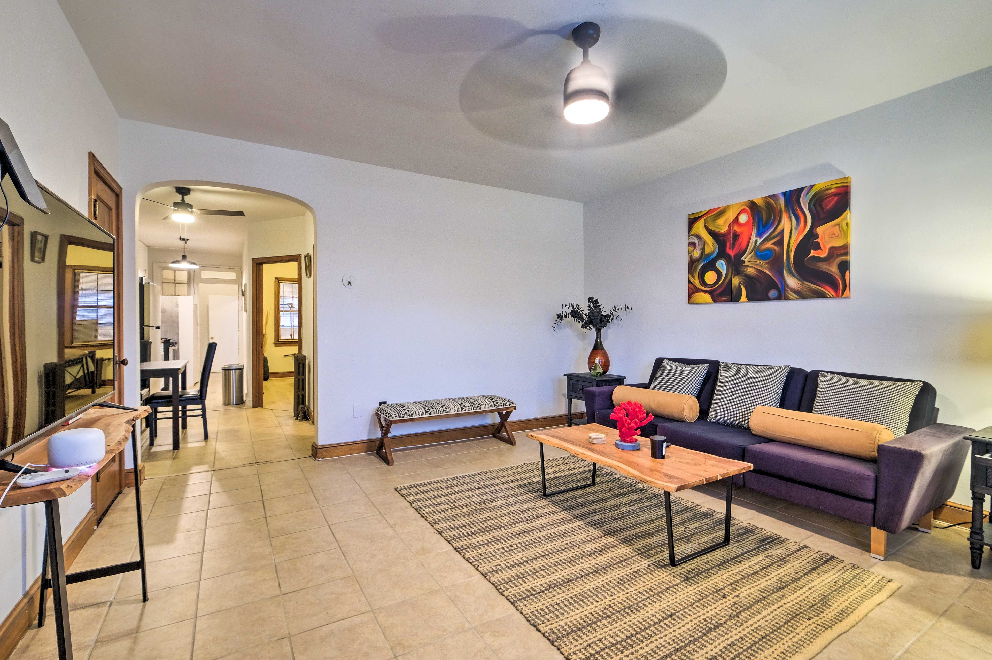Washington, D.C. Vacation Rental | 2BR | 1BA | 600 Sq Ft | Stairs Required
