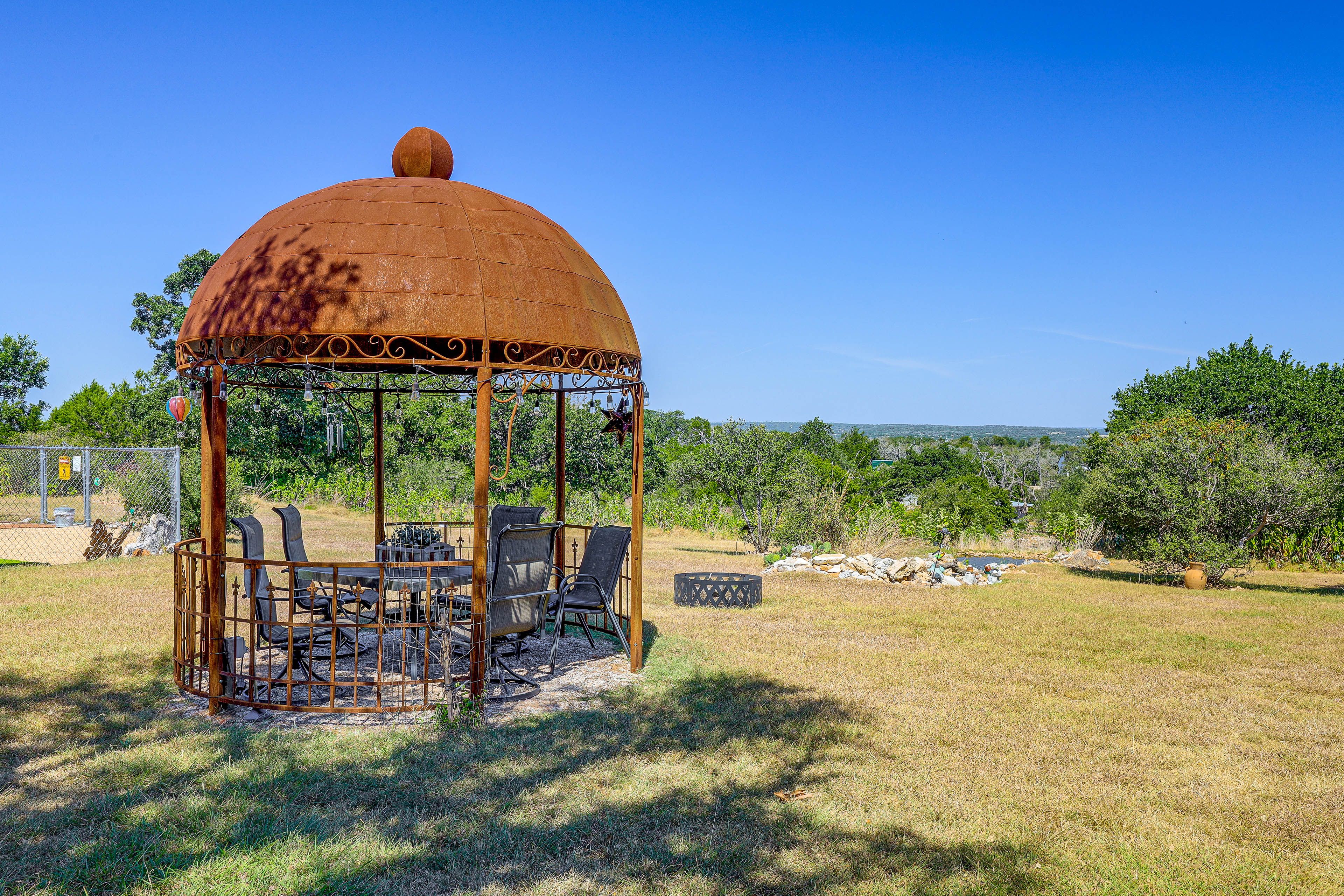 Gazebo + Fire Pit