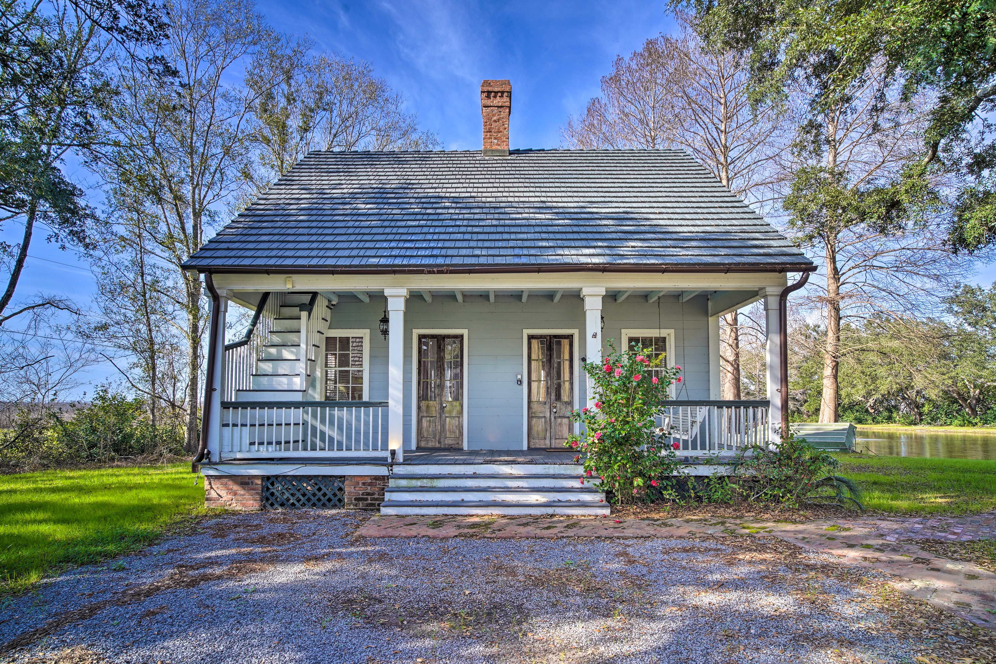 House Exterior | Gravel Driveway (6 Vehicles) | RV/Trailer Parking Allowed