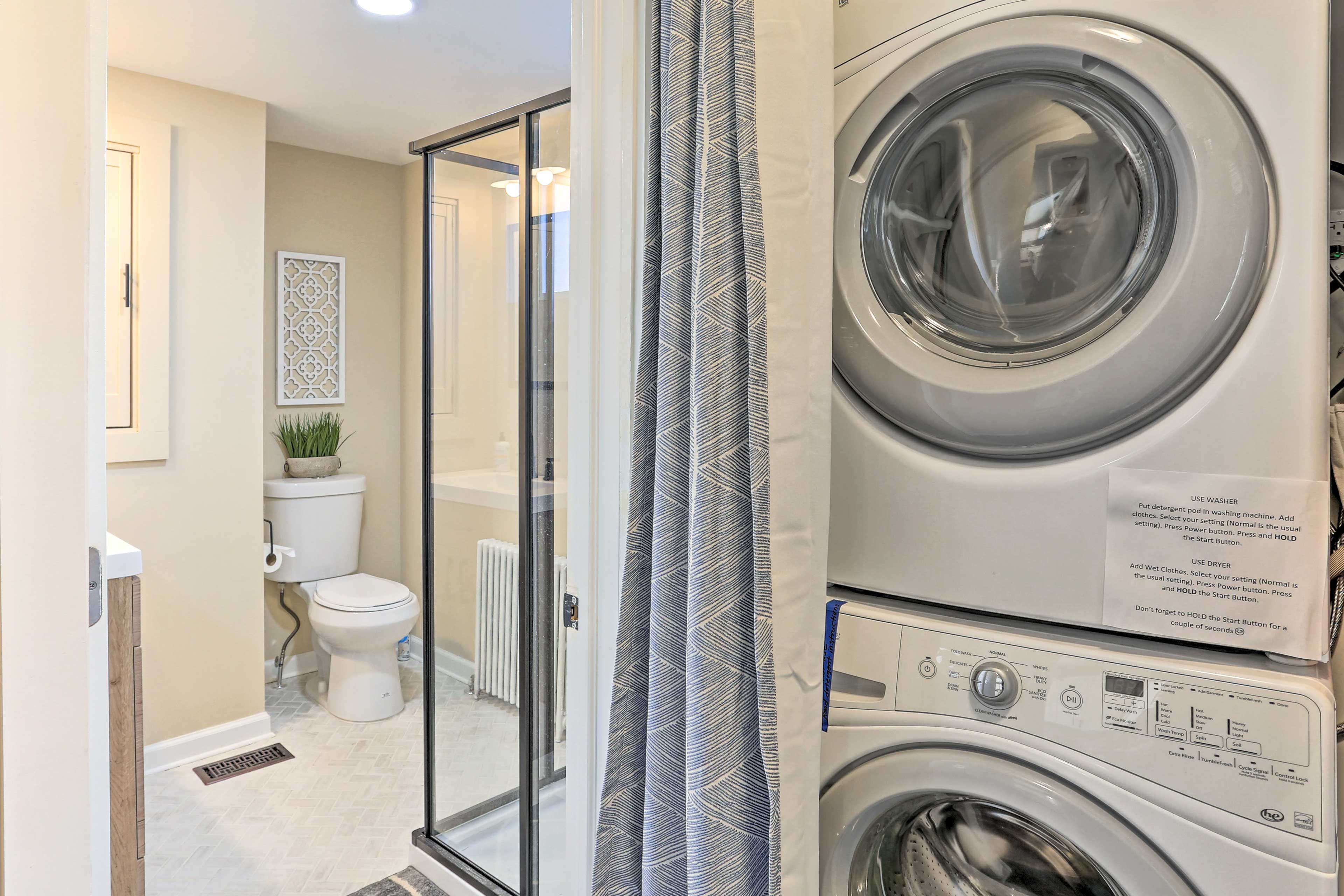 Washer/Dryer | Iron/Board