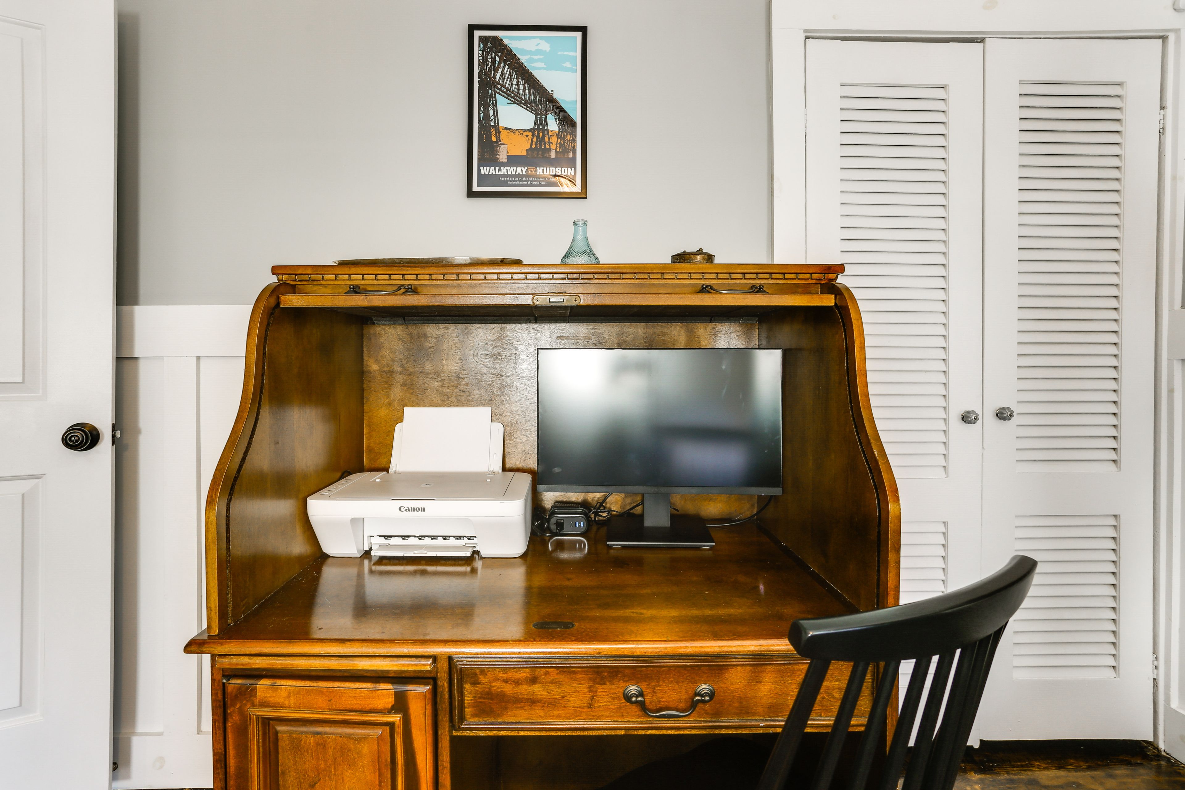 Dedicated Workspace | Computer Monitor | Printer