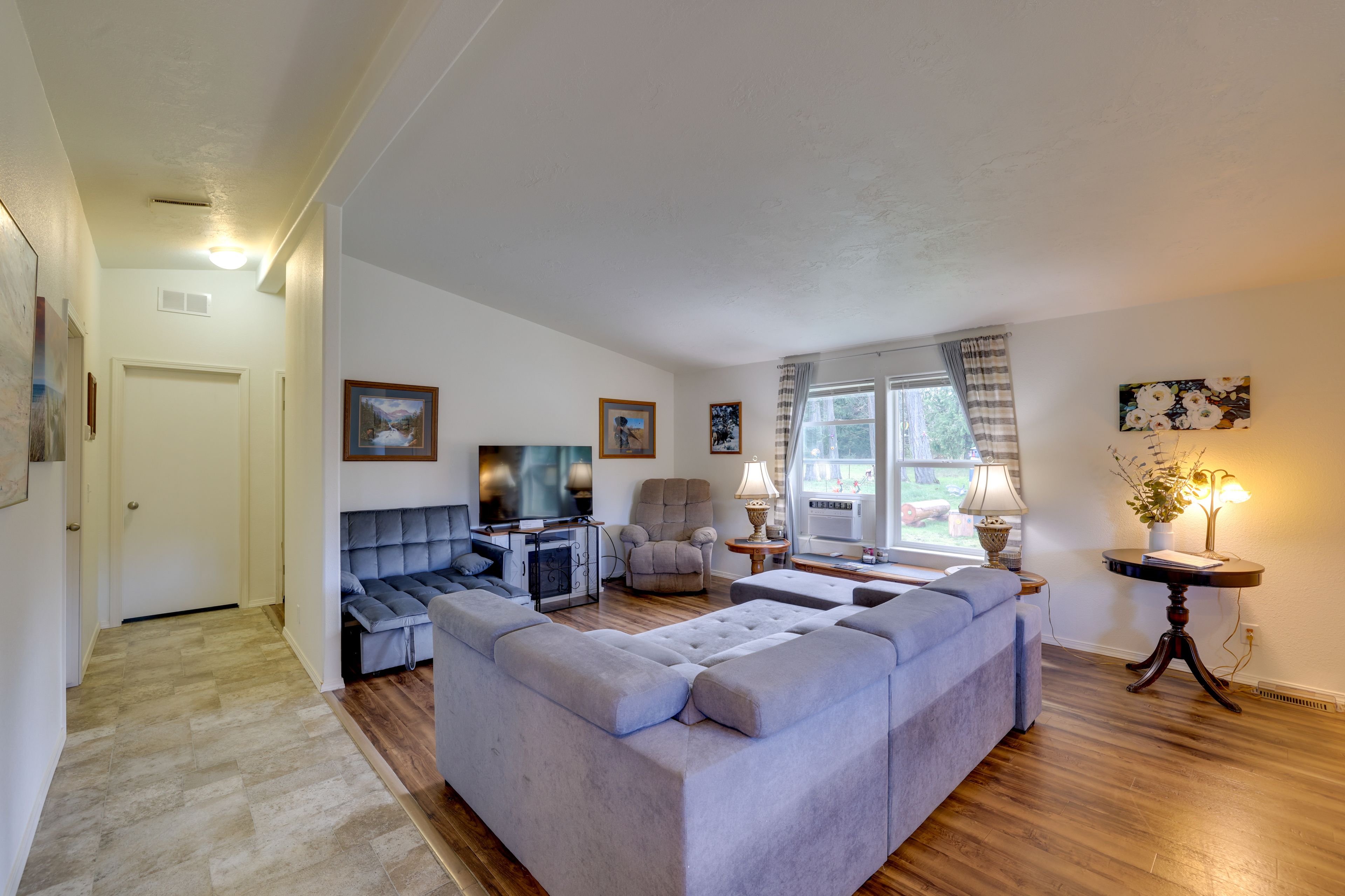 Living Room | Electric Fireplace | Sleeper Sofa | XL Twin Sleeper Chair