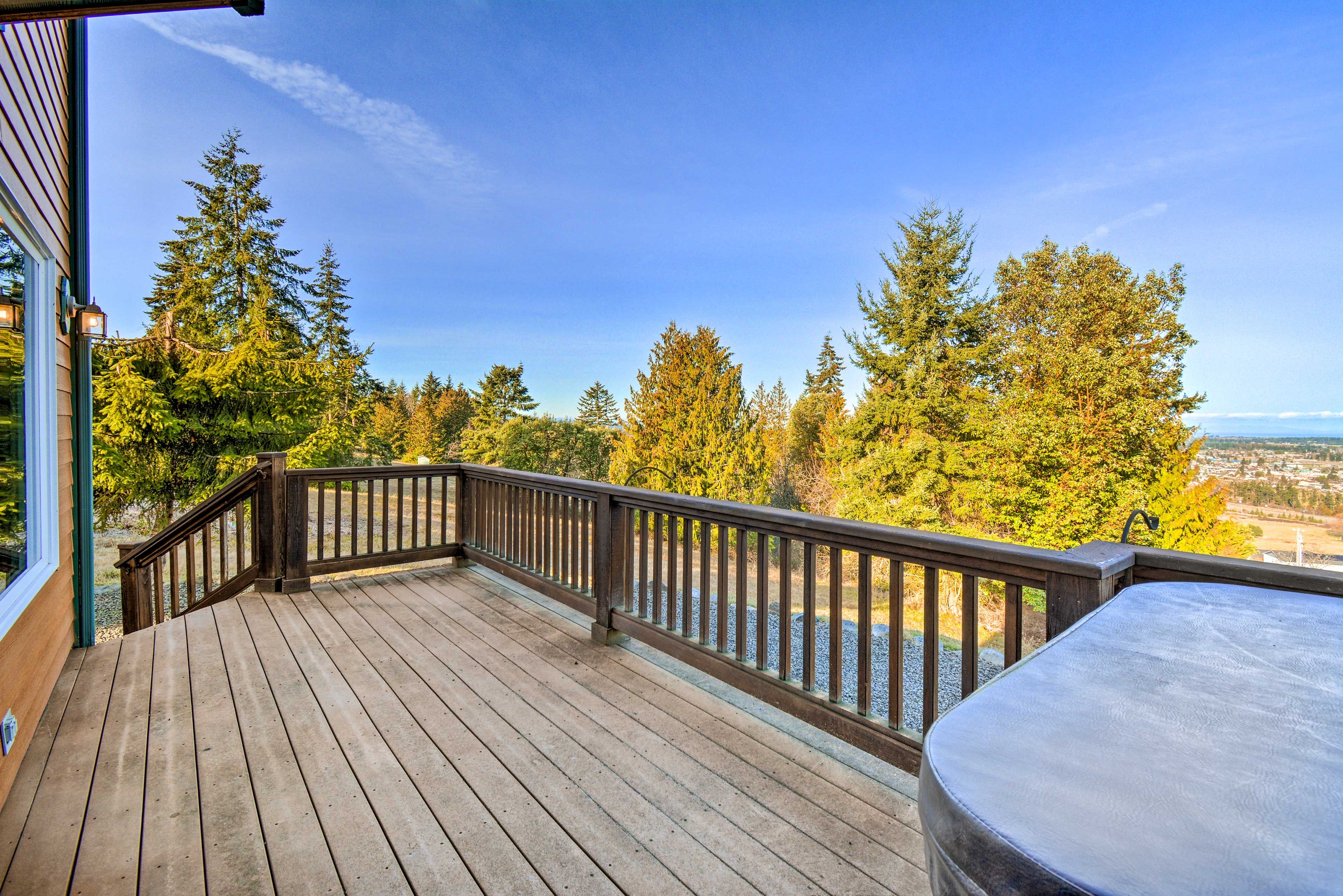 Deck | Private Hot Tub | Views
