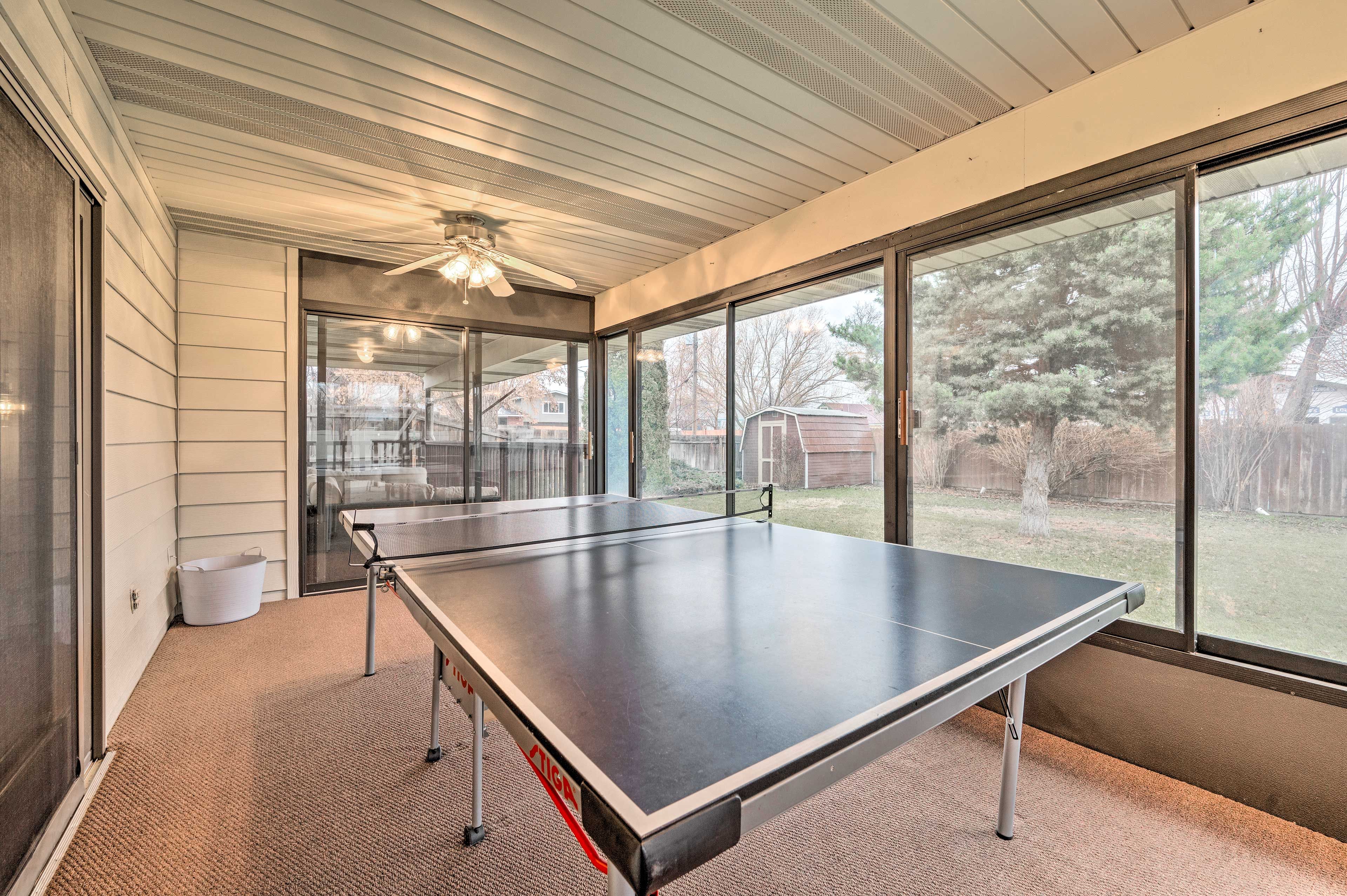 Screened-In Porch | Ping Pong Table
