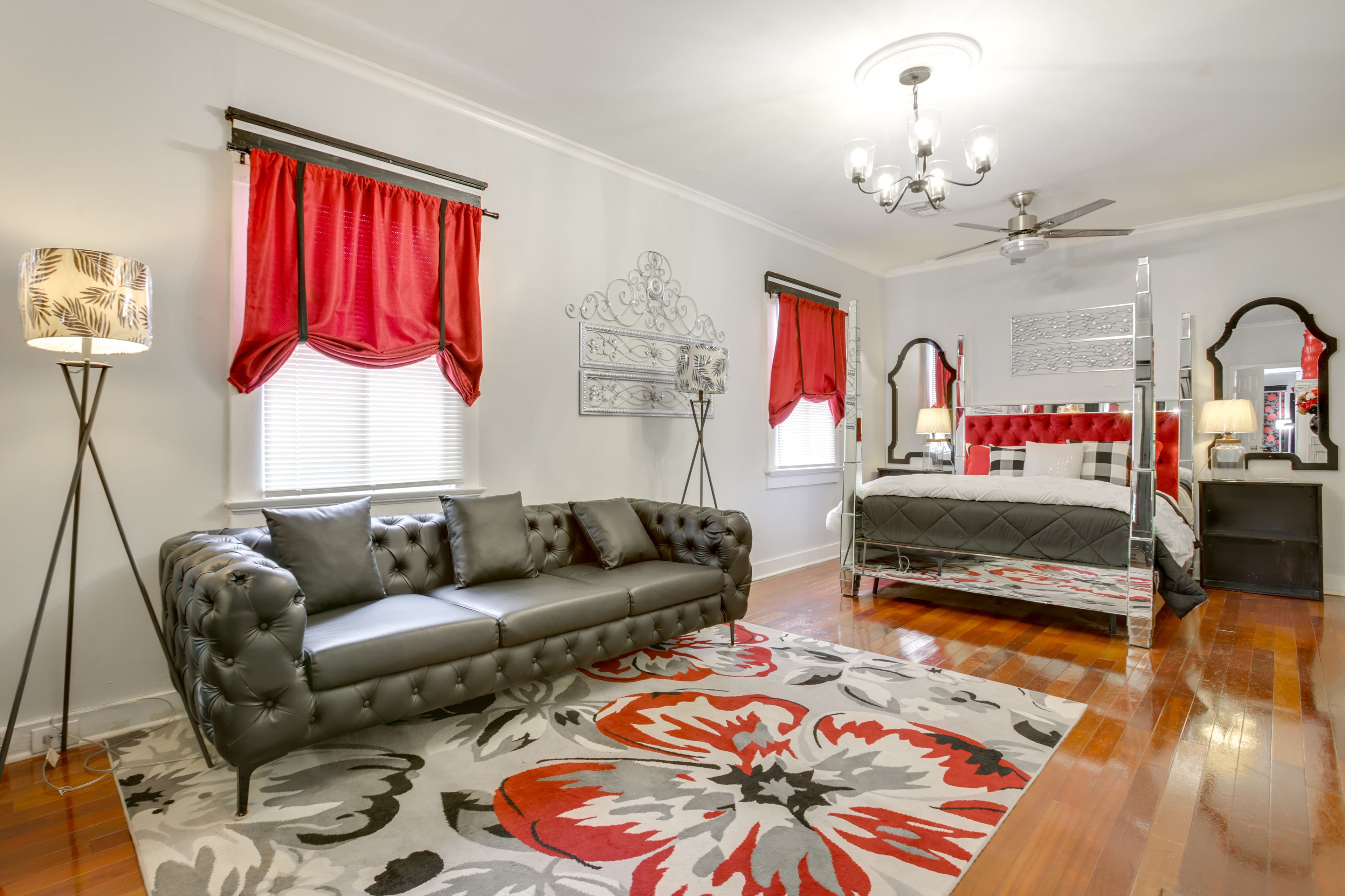 Bedroom 3 | Queen Bed | Electric Fireplace