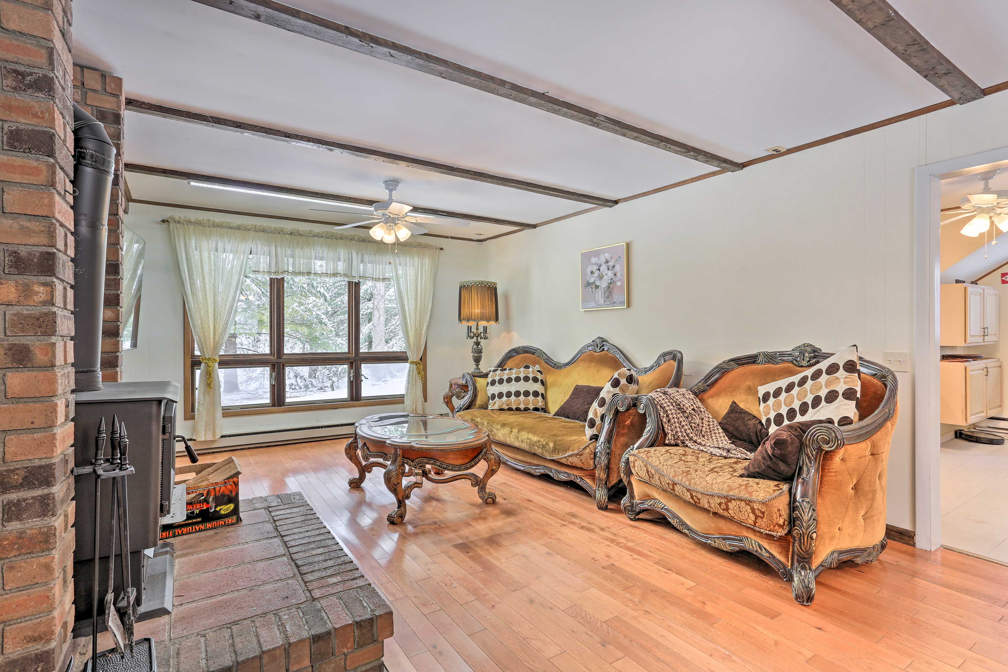 2nd Living Room | Wood-Burning Stove