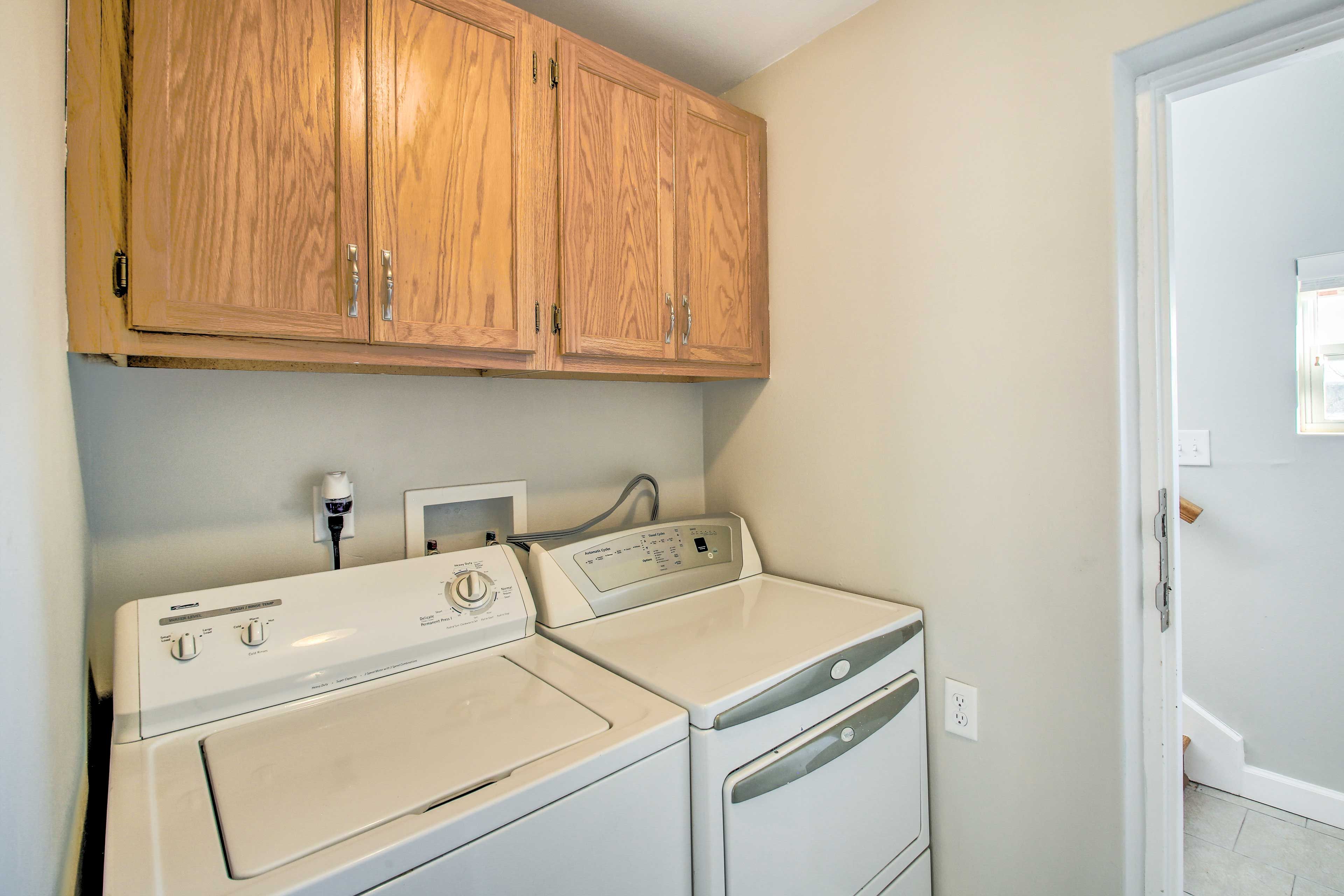 Washer & Dryer | Laundry Detergent Provided | Lower Level