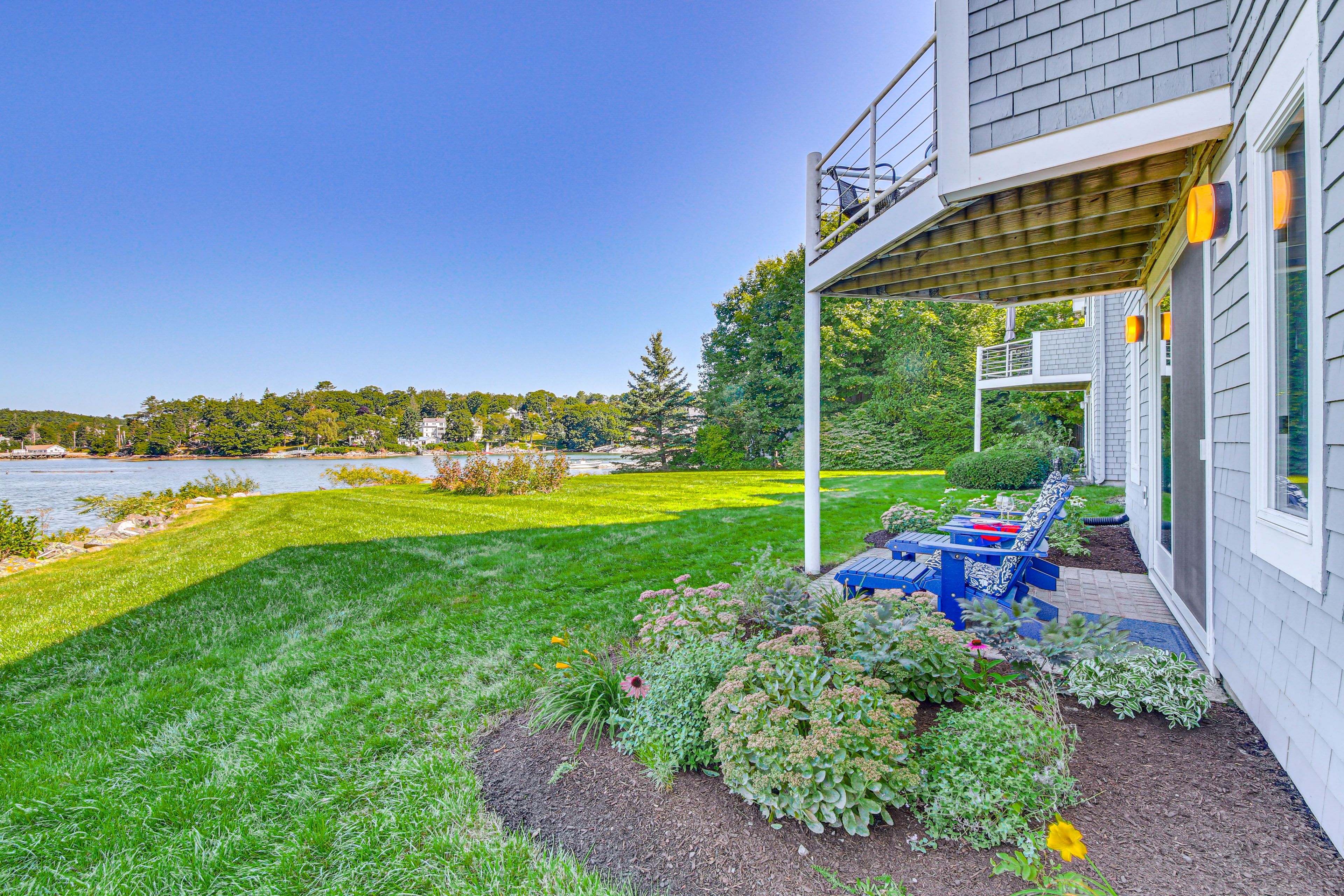 Private Patio | Cove Views