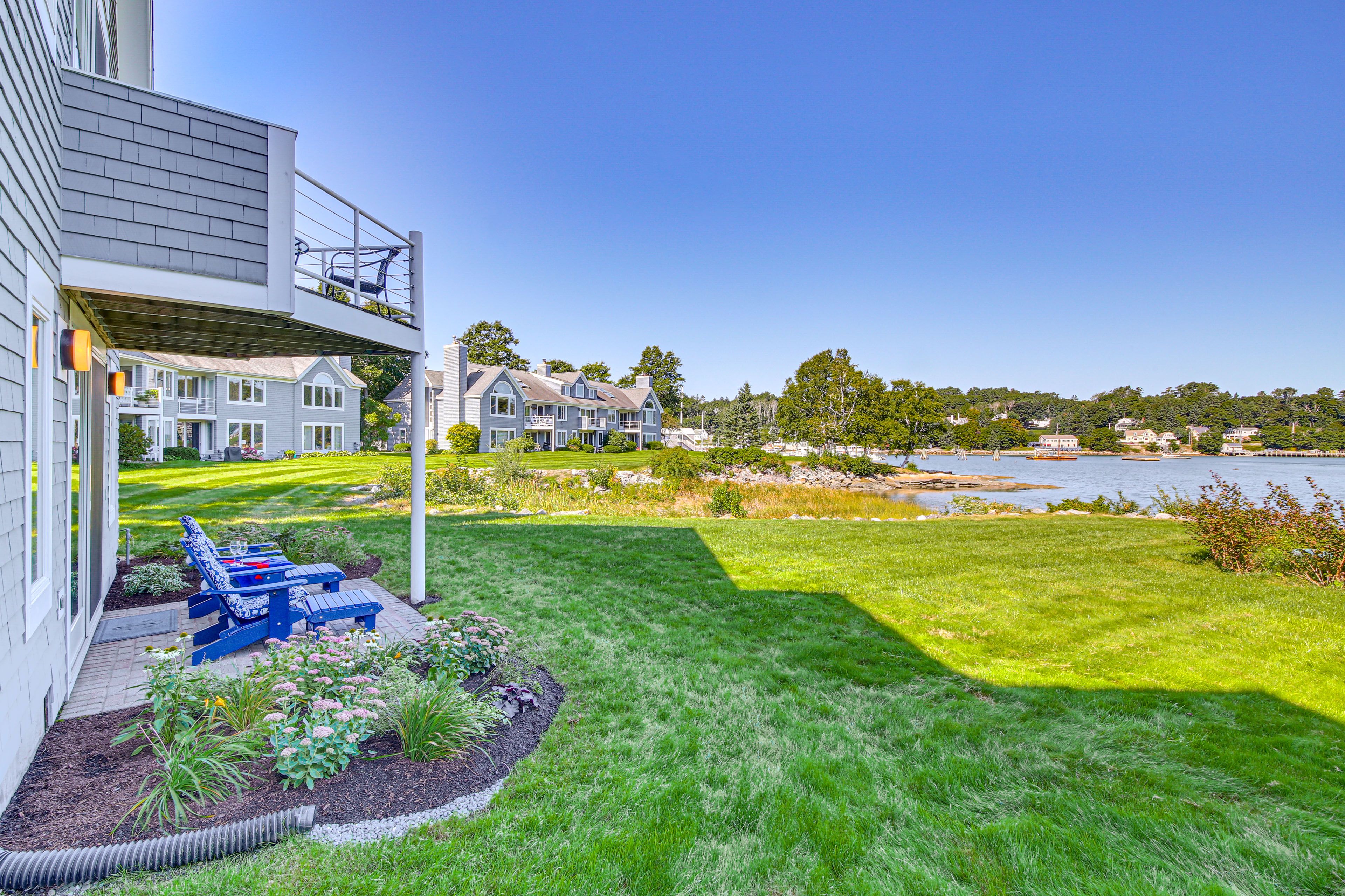 Private Patio | Cove Views