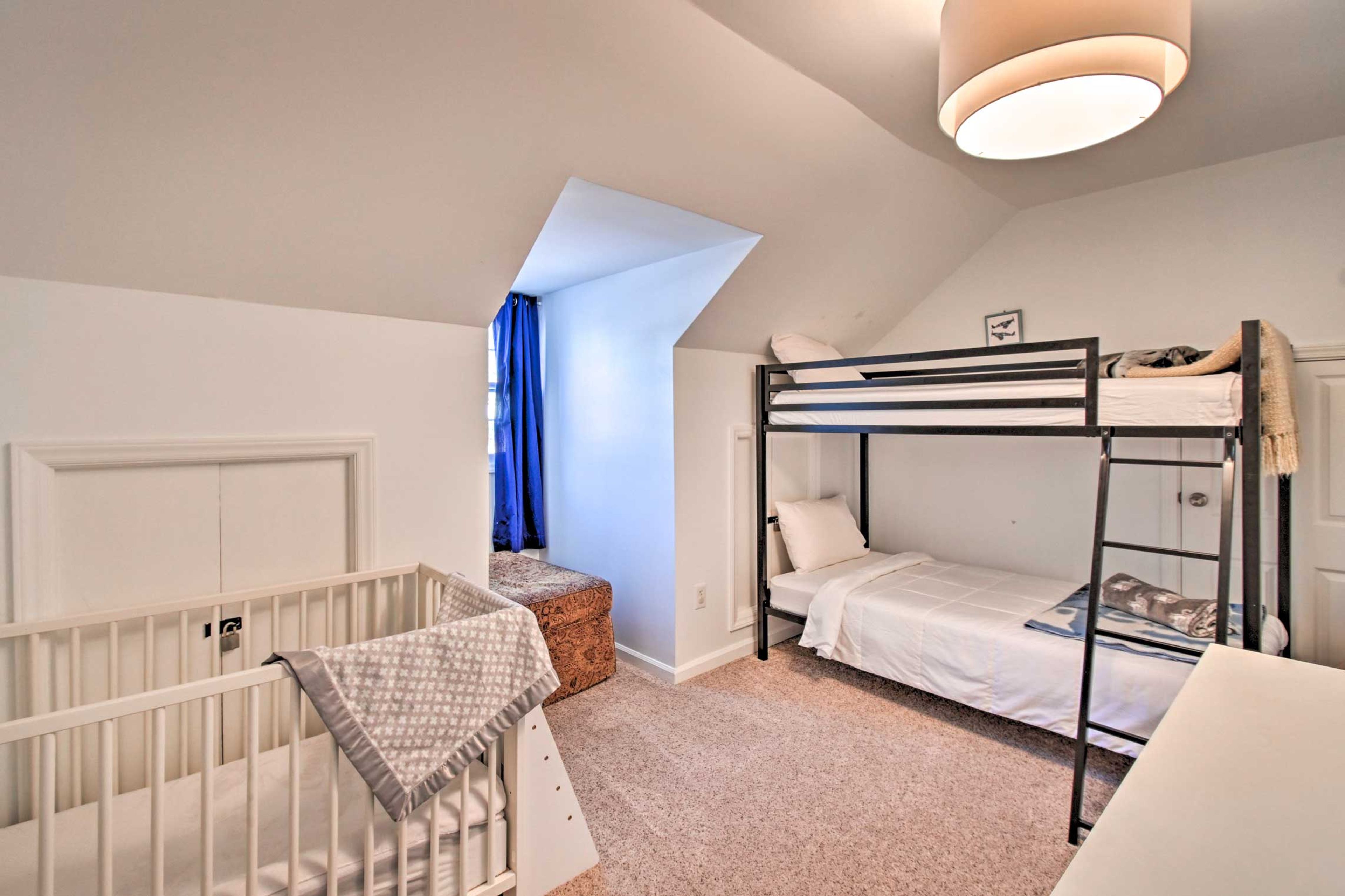 Bedroom 5 | 2nd Floor | Twin Bunk Bed | Crib