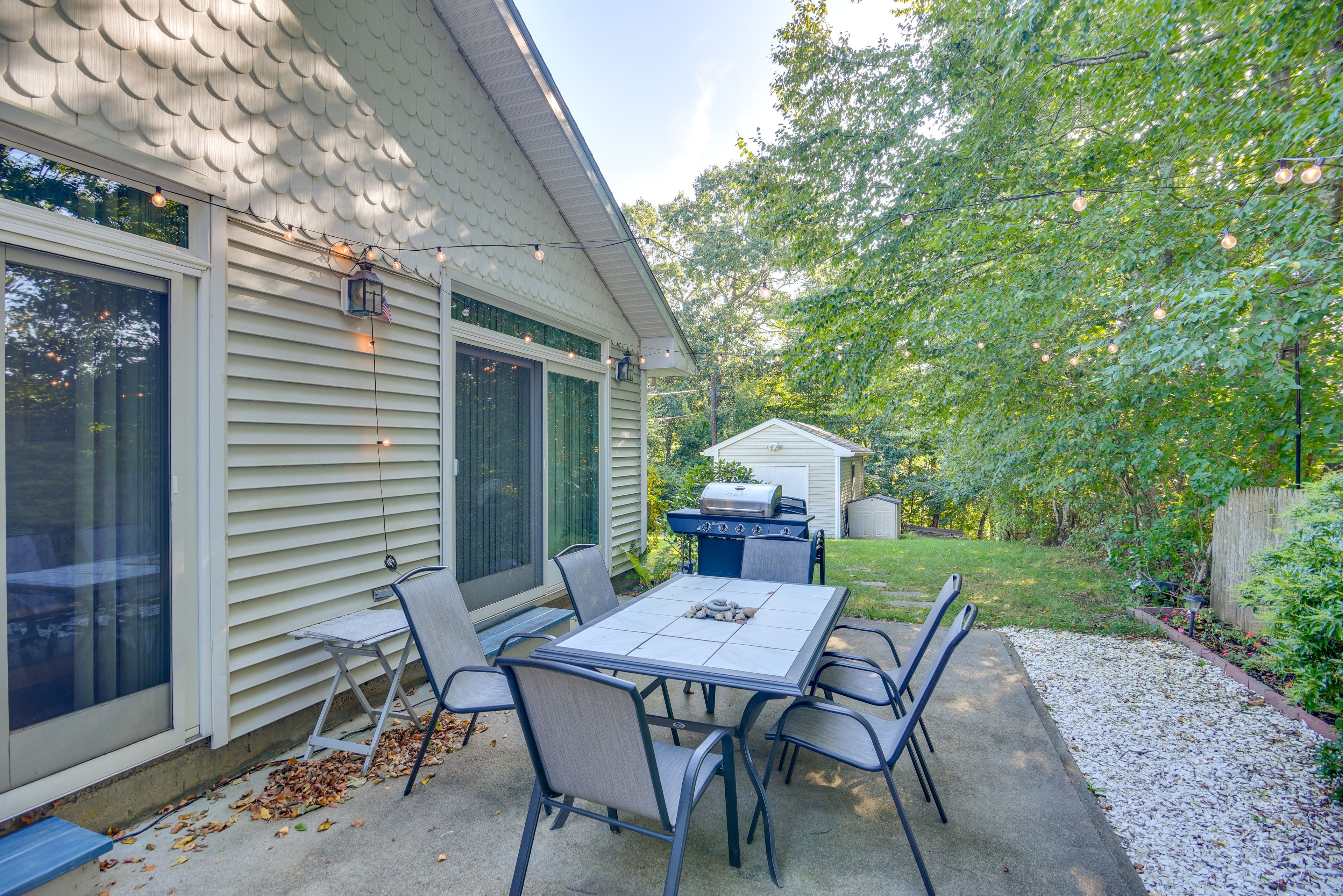 Patio | Outdoor Dining Area | Gas Grill