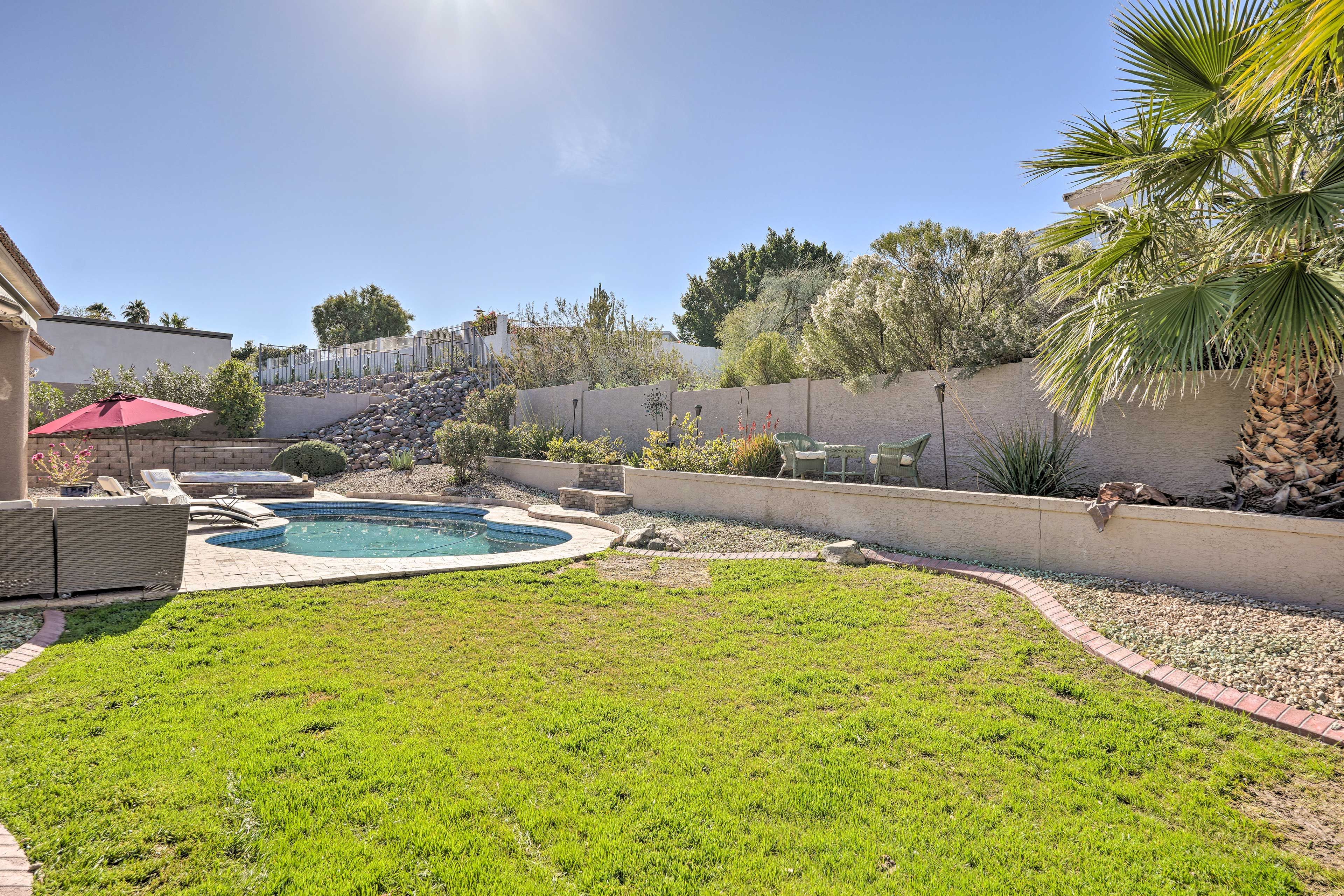 Fenced-In Backyard