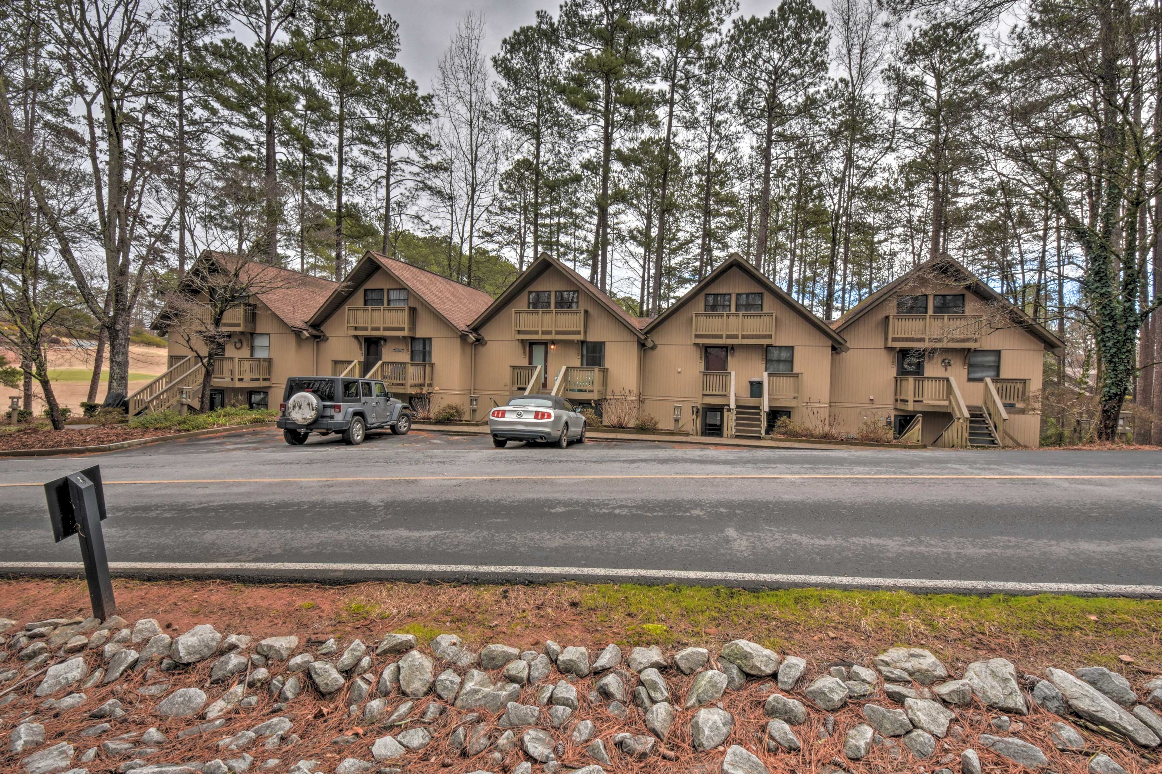 Parking | Driveway (1 Vehicle) | Overflow Parking Lot (First-Come, First-Served)