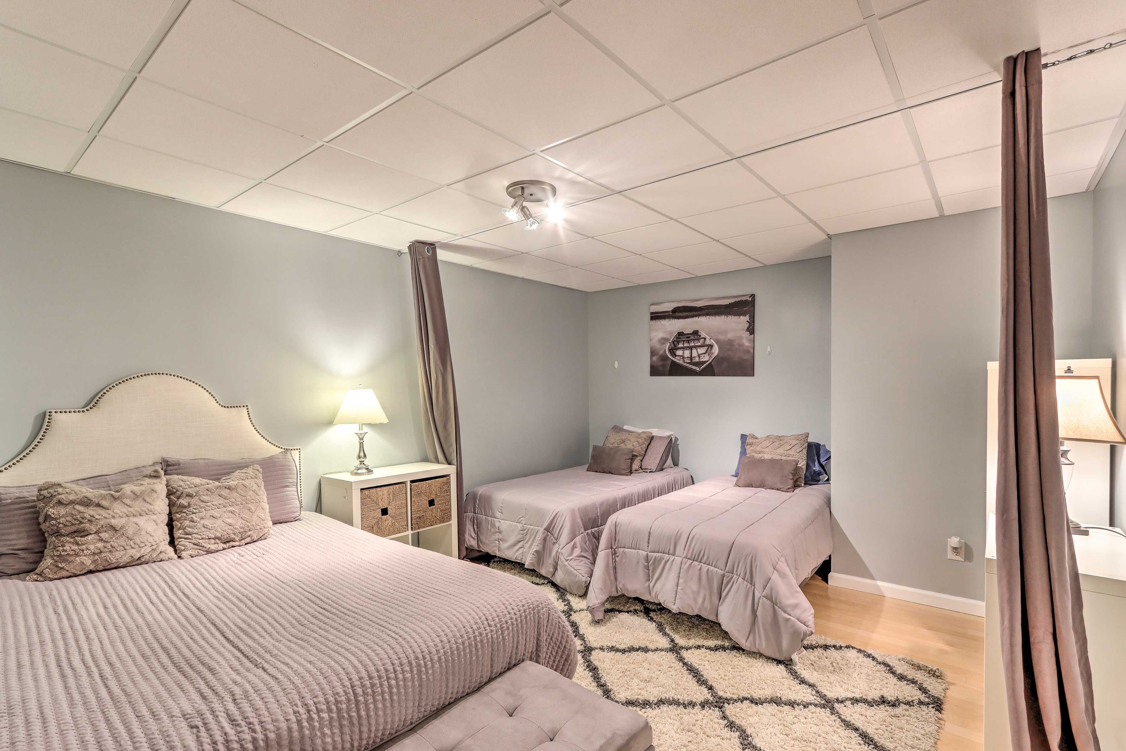 Bedroom 6 | Full Bed | 2 Twin Beds | Basement