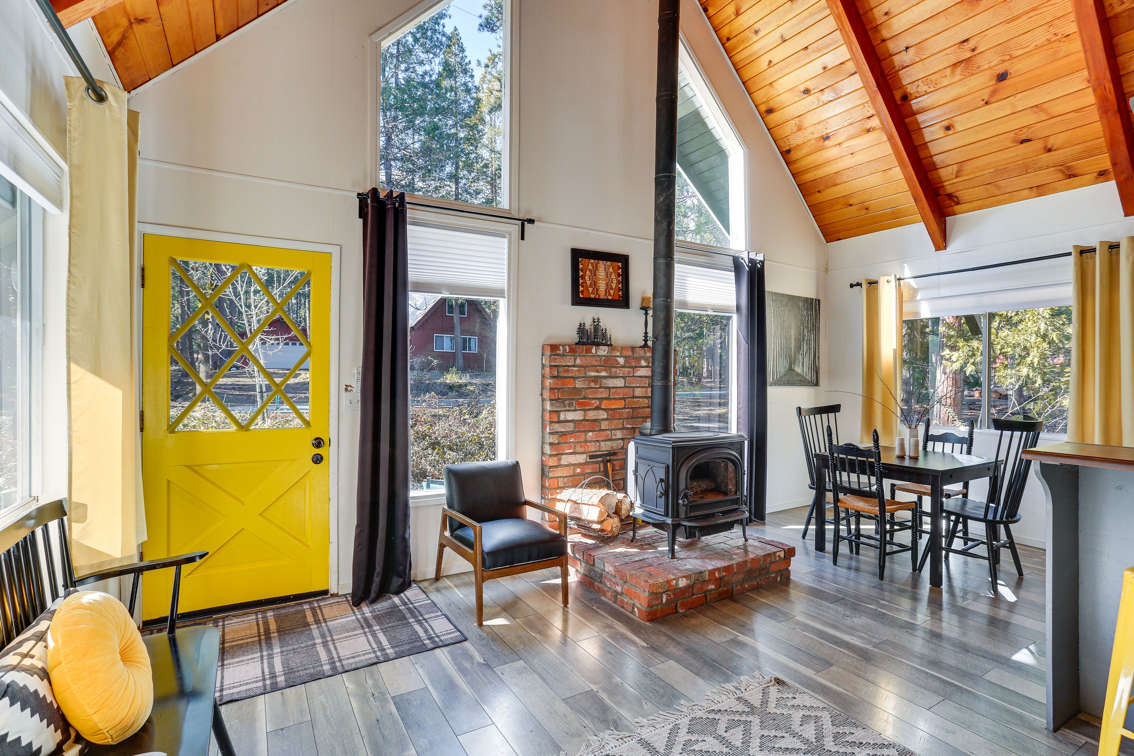 Living Room | Wood-Burning Stove | 1st Floor