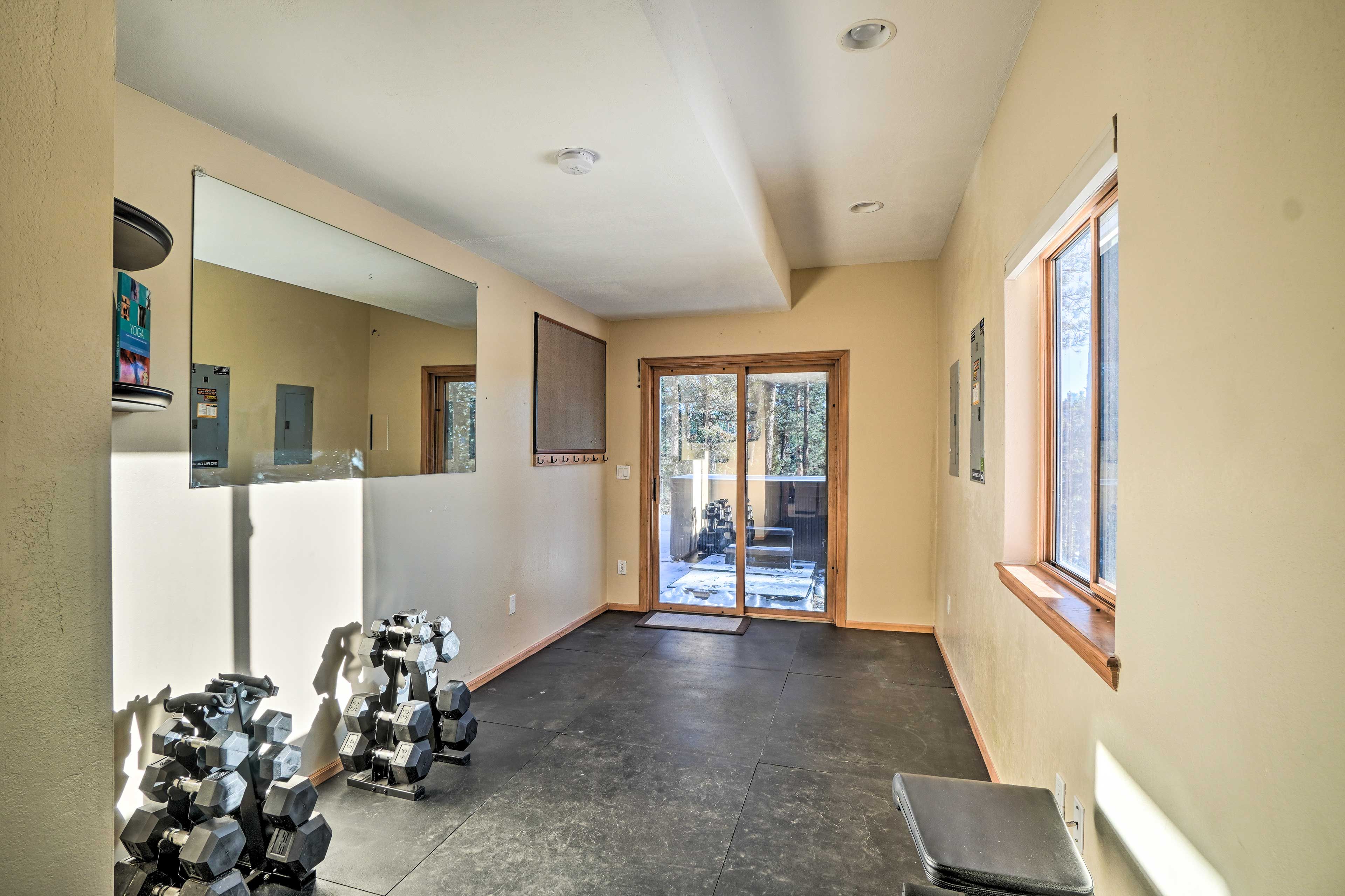 Weight Room | Hot Tub Area Access