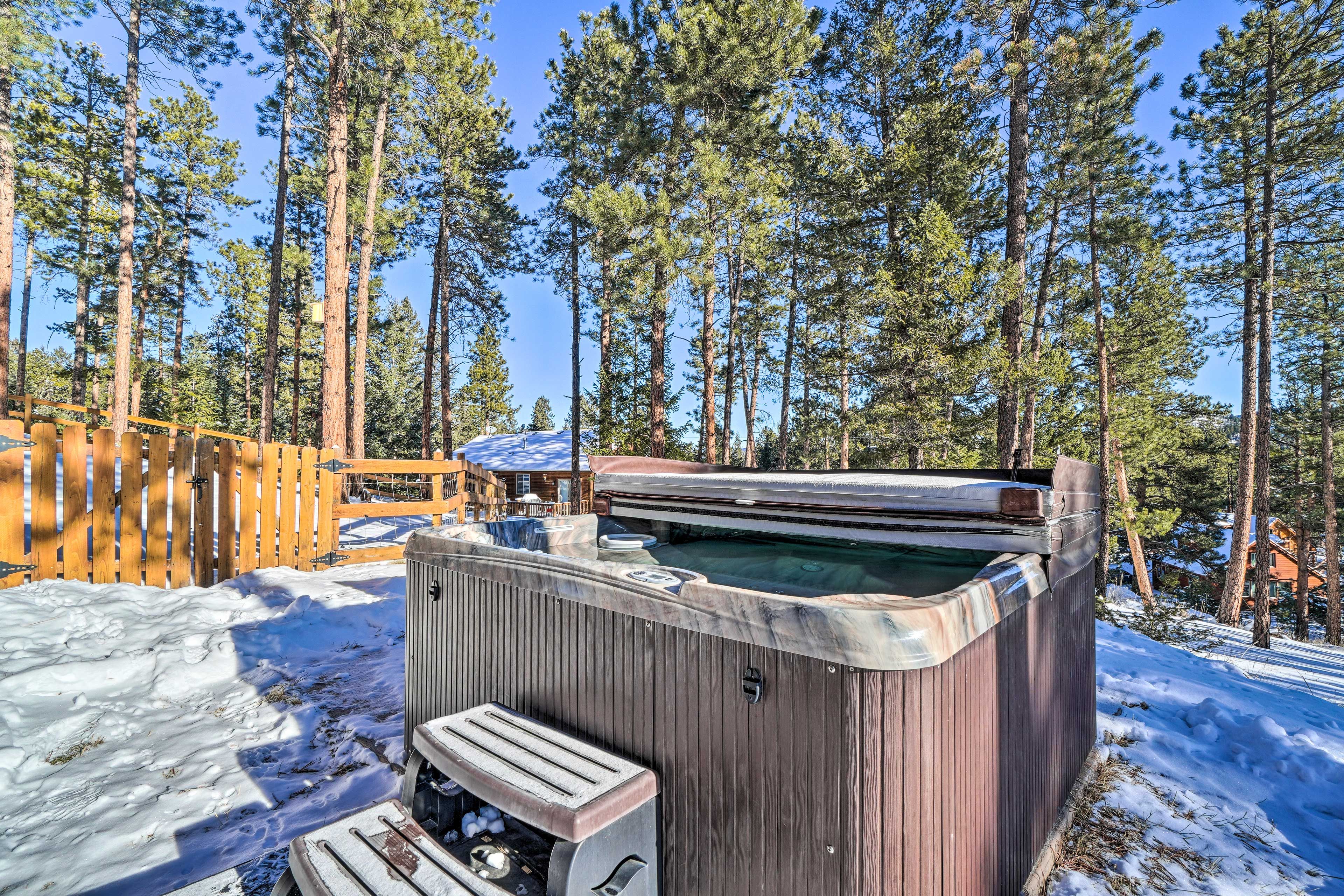 Private Hot Tub Area